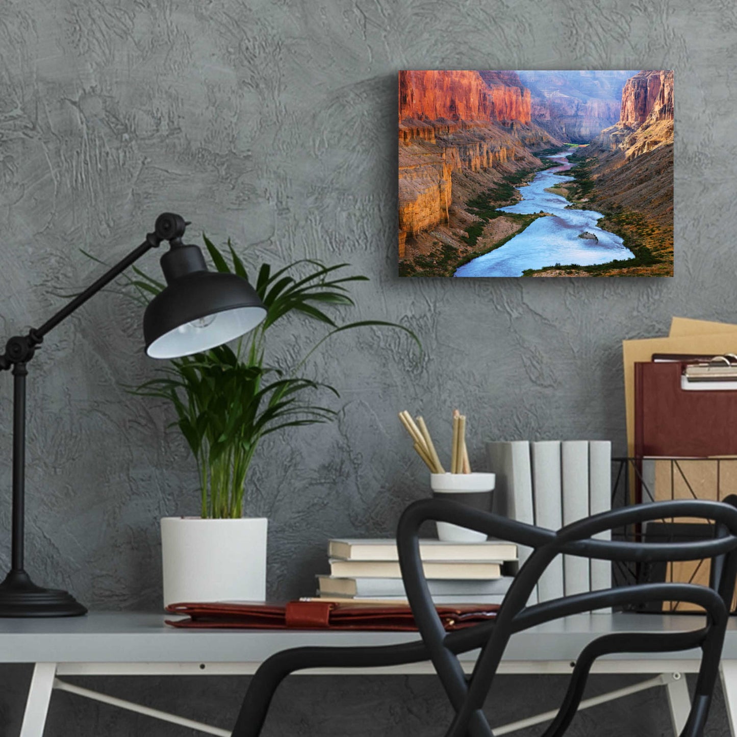 Epic Art 'Mile 52 Colorado River' by John Gavrilis, Acrylic Glass Wall Art,16x12