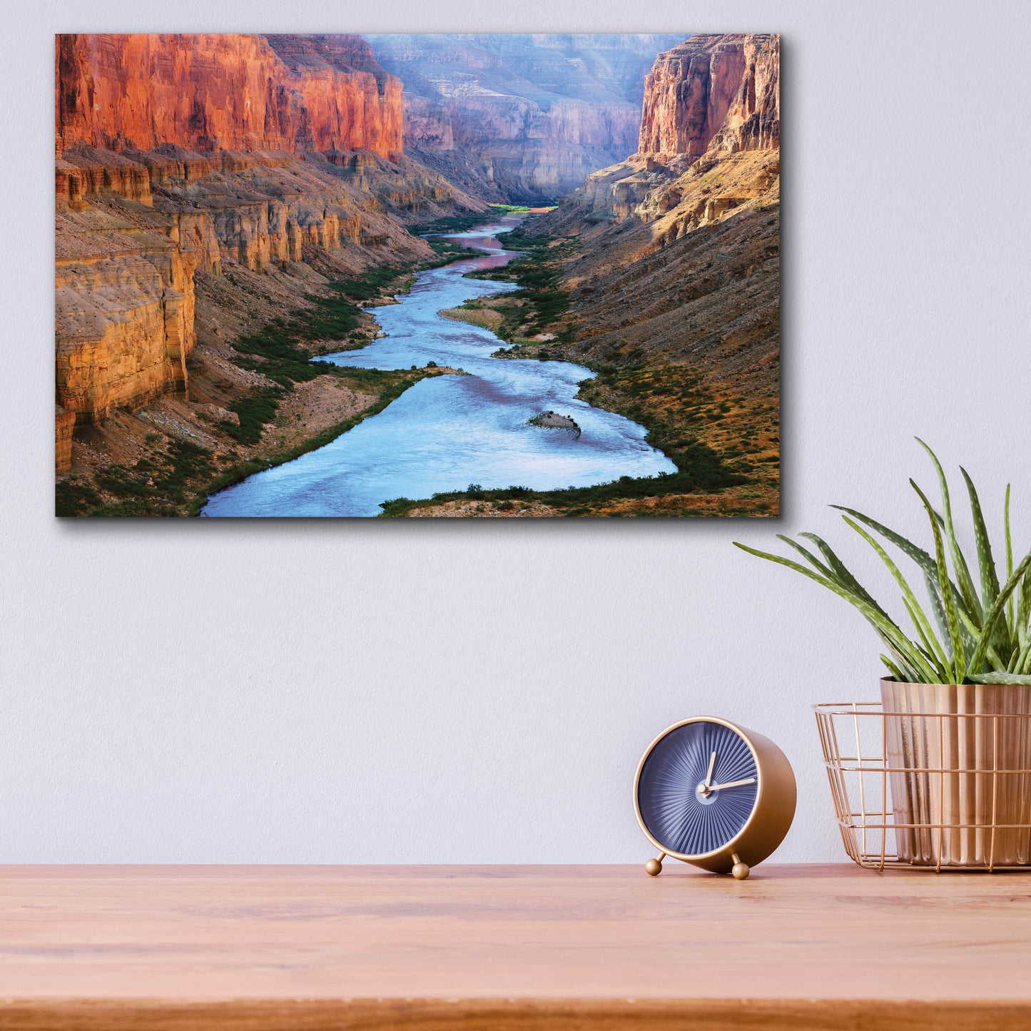 Epic Art 'Mile 52 Colorado River' by John Gavrilis, Acrylic Glass Wall Art,16x12