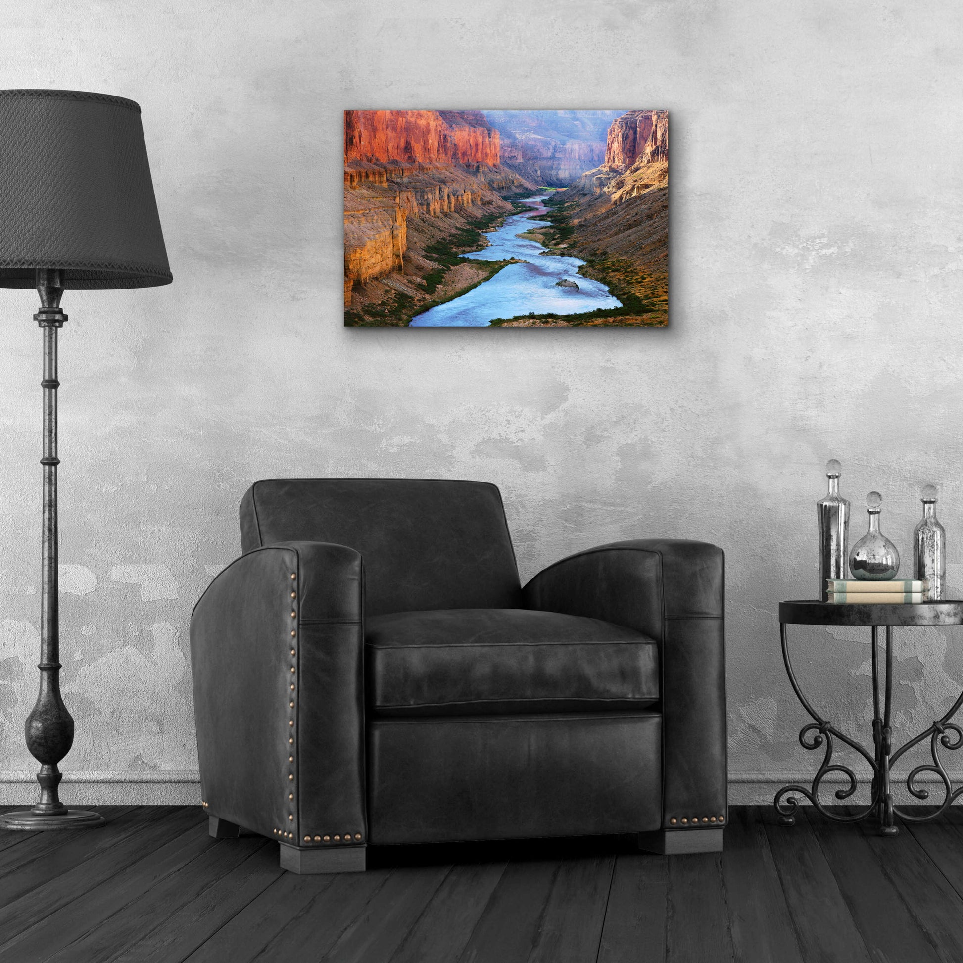 Epic Art 'Mile 52 Colorado River' by John Gavrilis, Acrylic Glass Wall Art,24x16