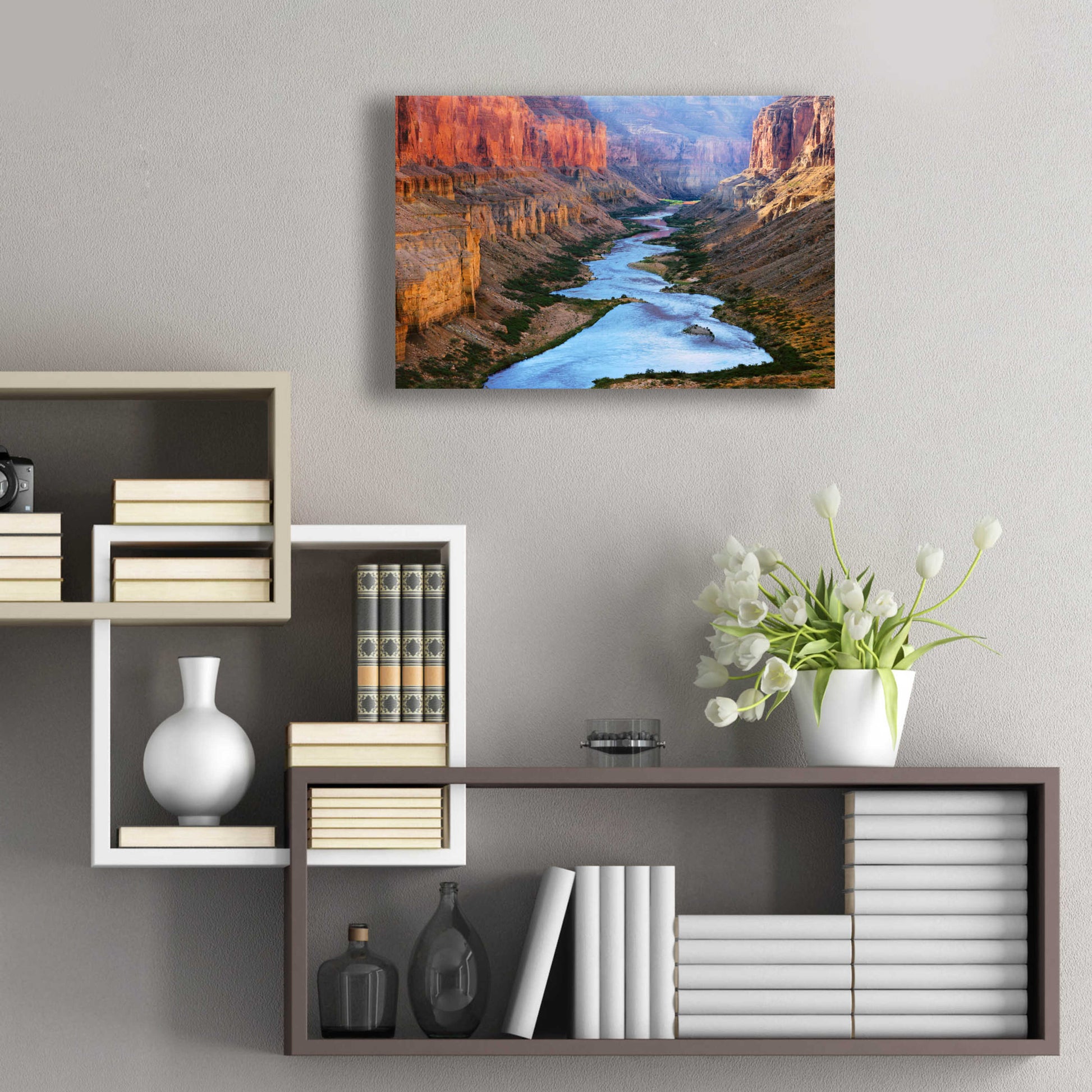 Epic Art 'Mile 52 Colorado River' by John Gavrilis, Acrylic Glass Wall Art,24x16