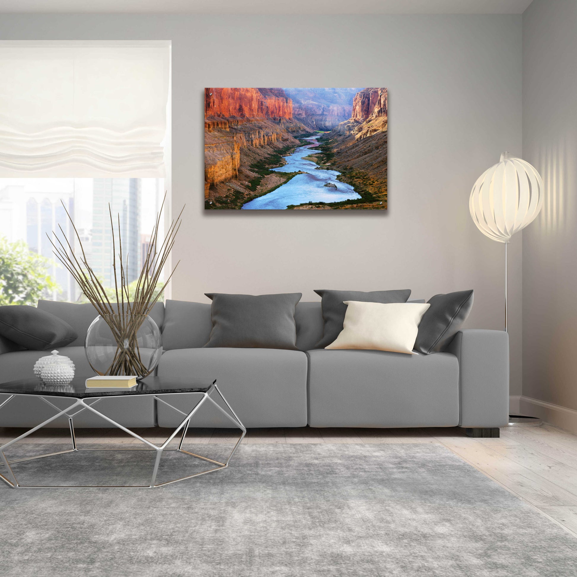 Epic Art 'Mile 52 Colorado River' by John Gavrilis, Acrylic Glass Wall Art,36x24