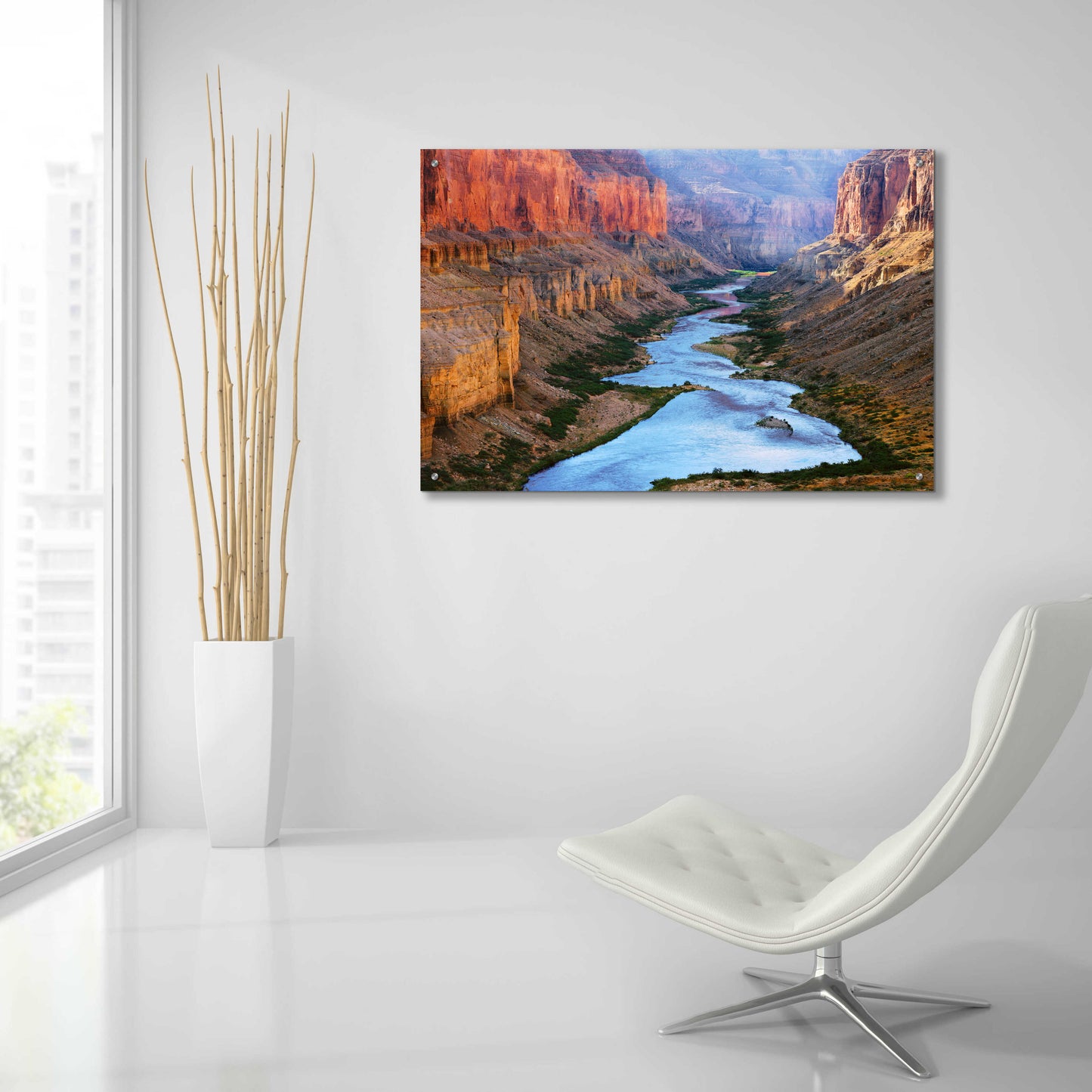 Epic Art 'Mile 52 Colorado River' by John Gavrilis, Acrylic Glass Wall Art,36x24