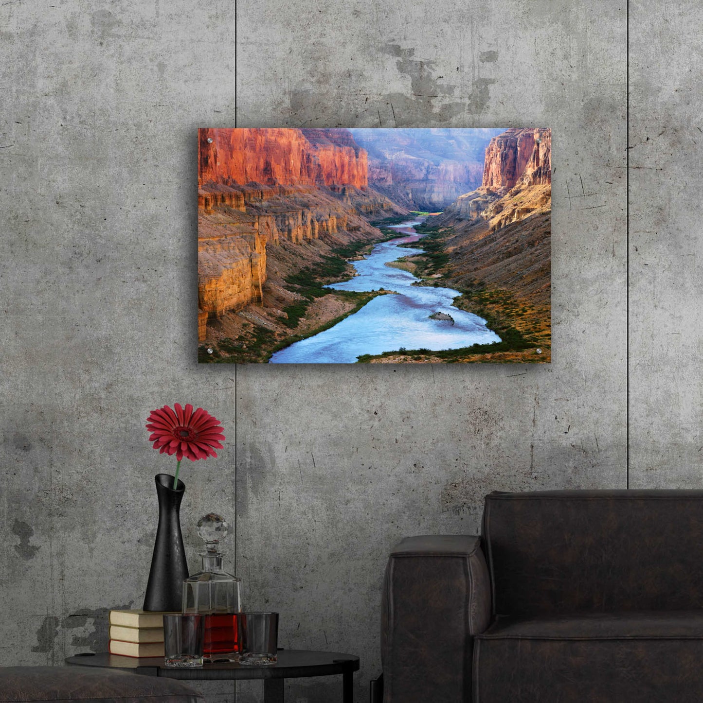 Epic Art 'Mile 52 Colorado River' by John Gavrilis, Acrylic Glass Wall Art,36x24