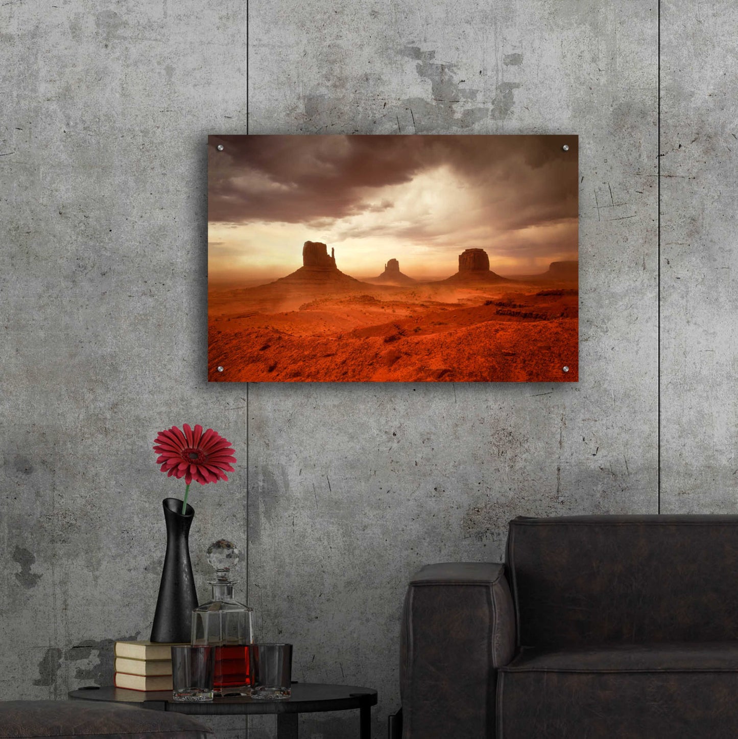 Epic Art 'Monsoon Sandstorm' by John Gavrilis, Acrylic Glass Wall Art,36x24