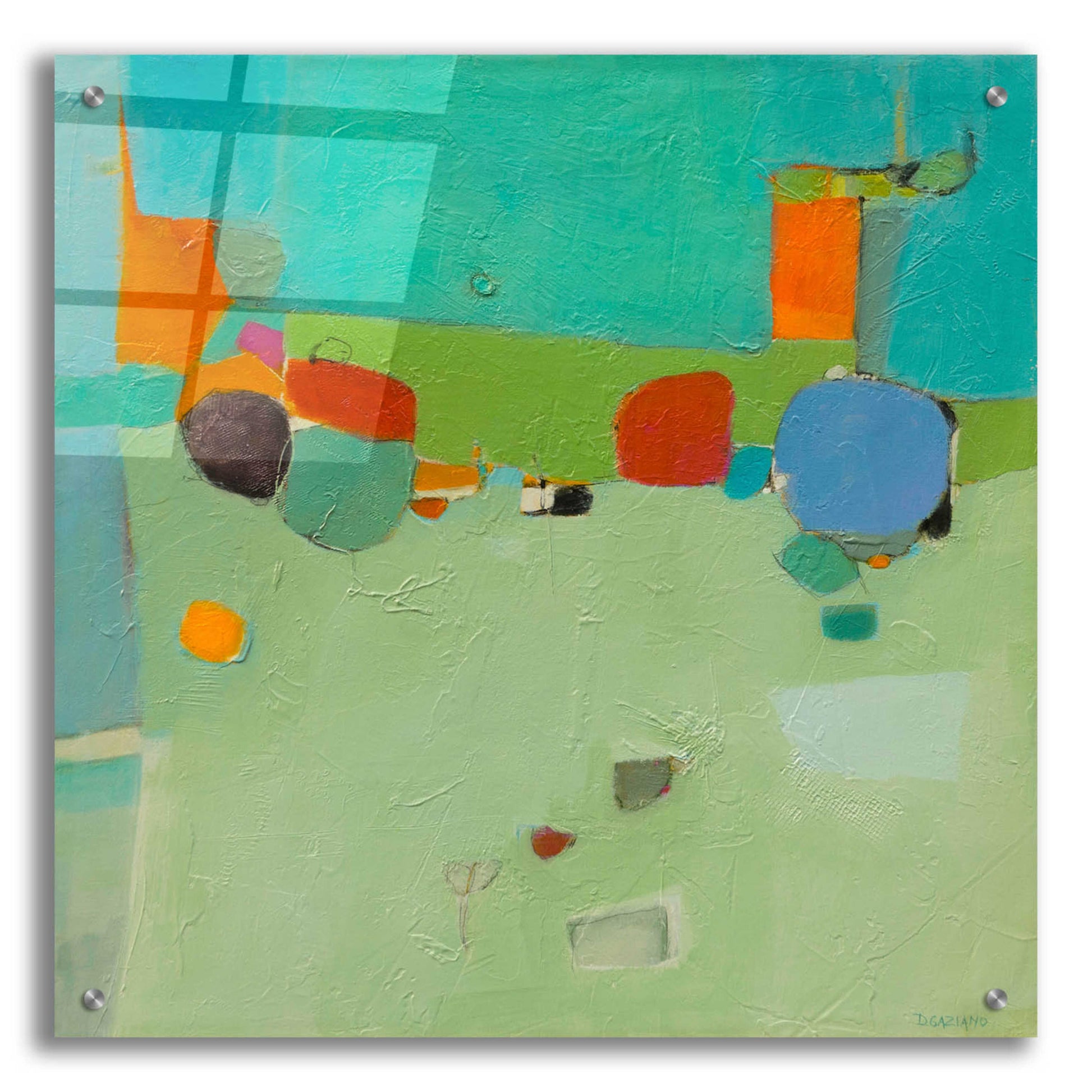 Epic Art 'A Skip and a Roll' by Dorothy Gaziano, Acrylic Glass Wall Art,24x24