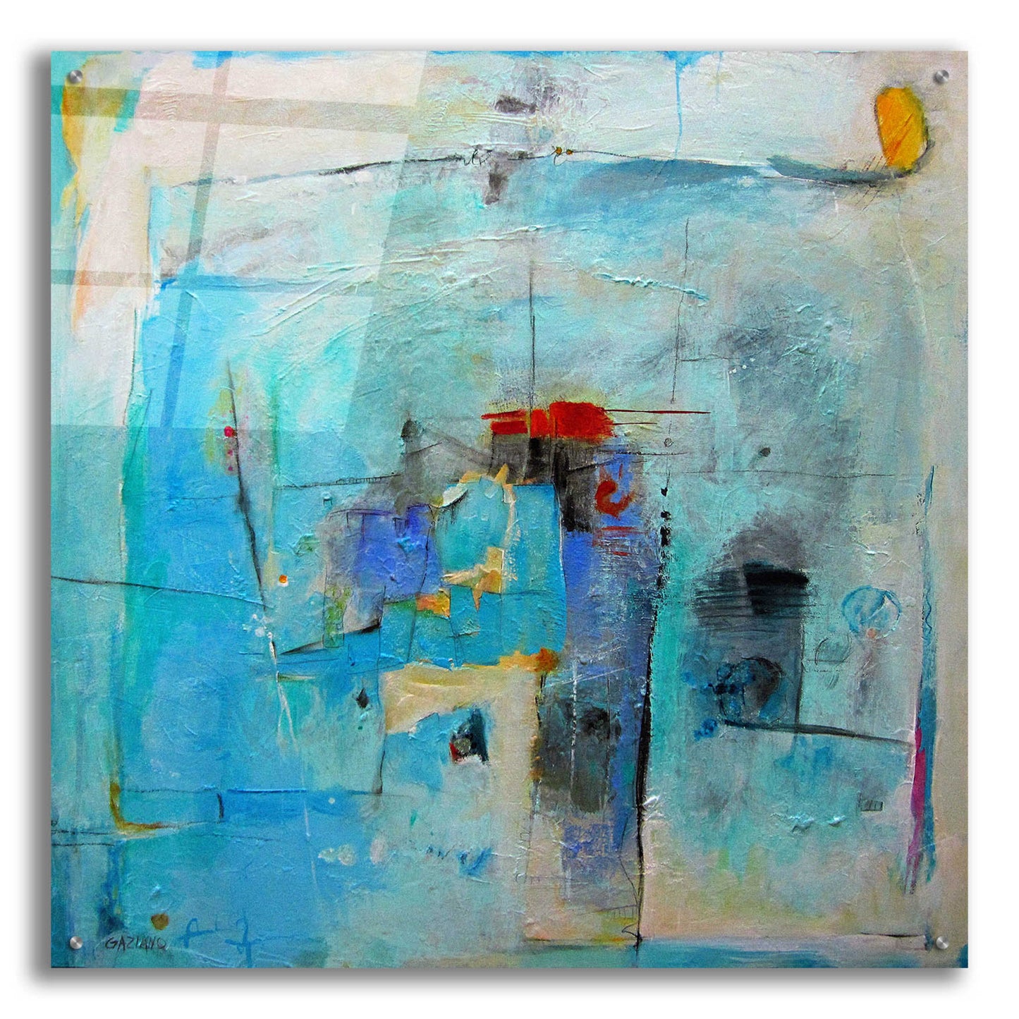 Epic Art 'Assembly Required' by Dorothy Gaziano, Acrylic Glass Wall Art,36x36