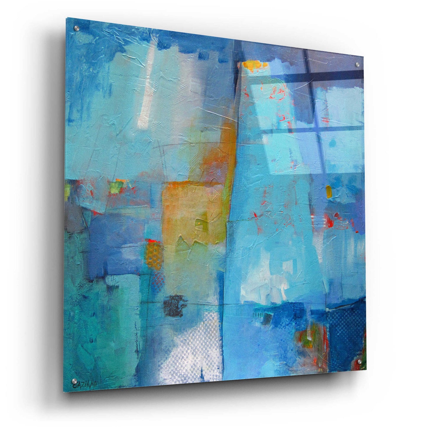 Epic Art 'Juxtaposition' by Dorothy Gaziano, Acrylic Glass Wall Art,36x36