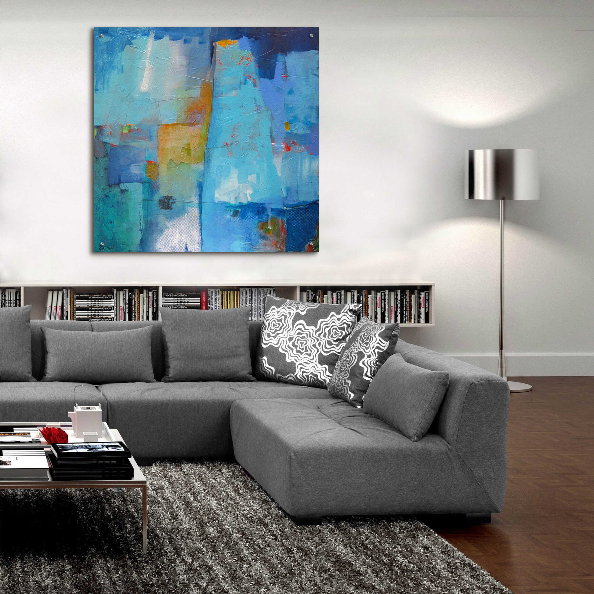 Epic Art 'Juxtaposition' by Dorothy Gaziano, Acrylic Glass Wall Art,36x36