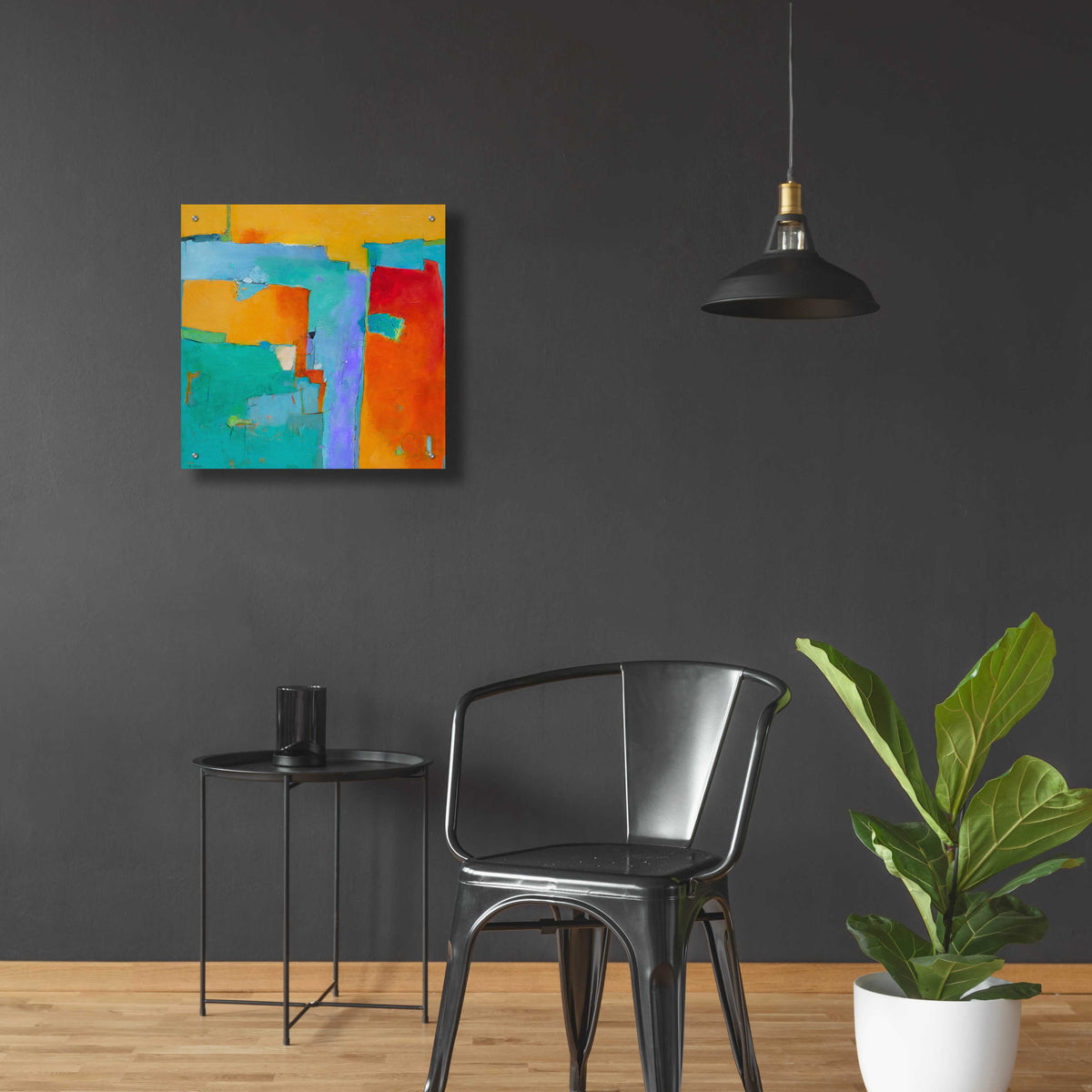 Epic Art 'Shades of a City' by Dorothy Gaziano, Acrylic Glass Wall Art,24x24