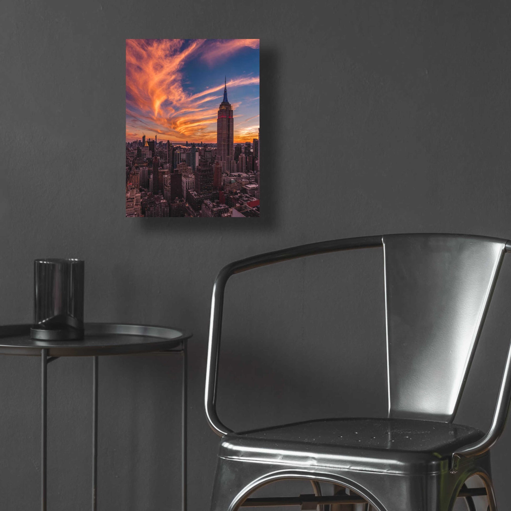 Epic Art '9-11 New York Sunset' by Bruce Getty, Acrylic Glass Wall Art,12x16