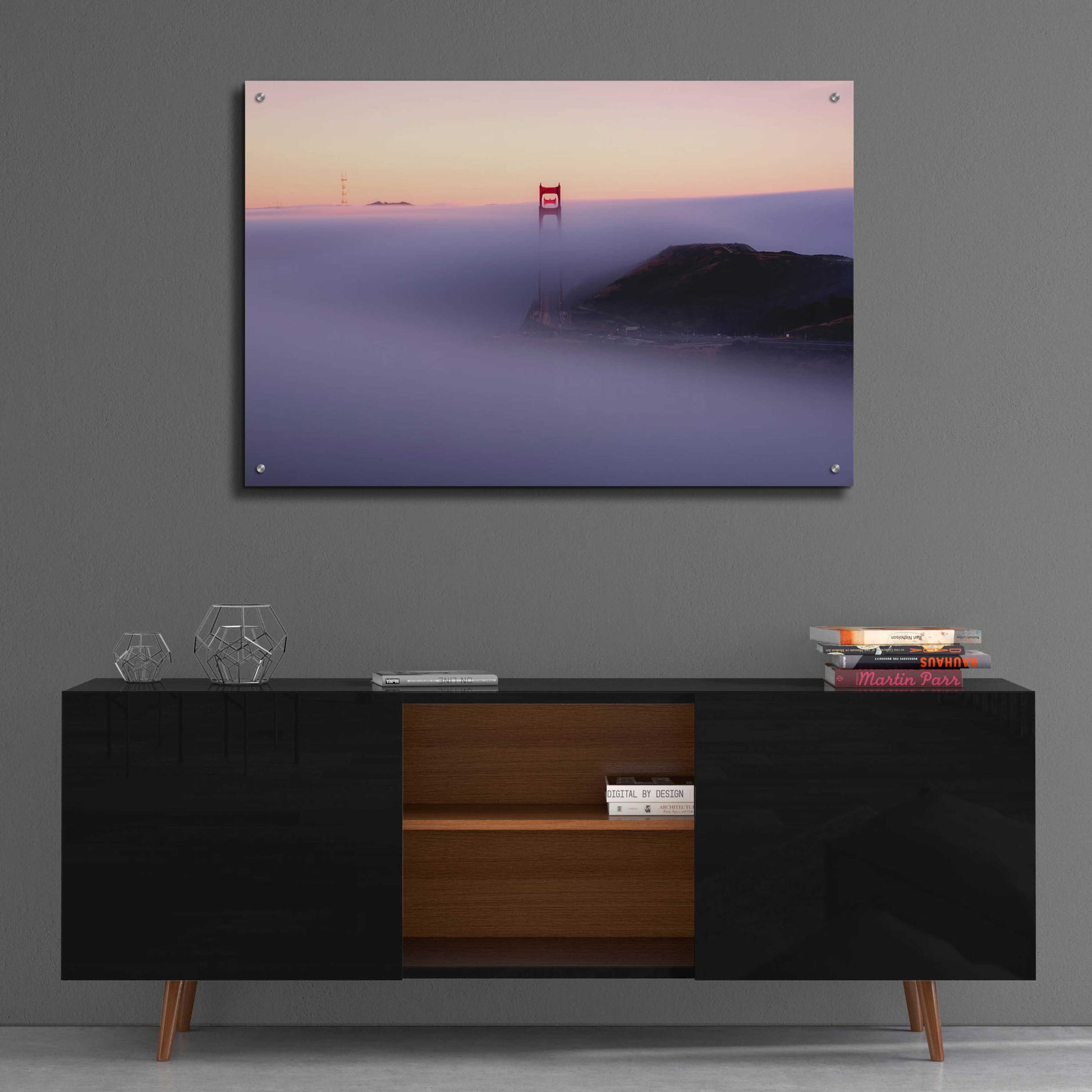 Epic Art 'Batman Fog' by Bruce Getty, Acrylic Glass Wall Art,36x24