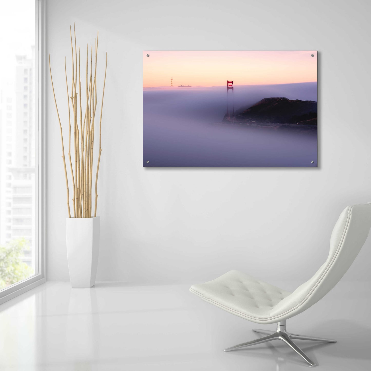 Epic Art 'Batman Fog' by Bruce Getty, Acrylic Glass Wall Art,36x24