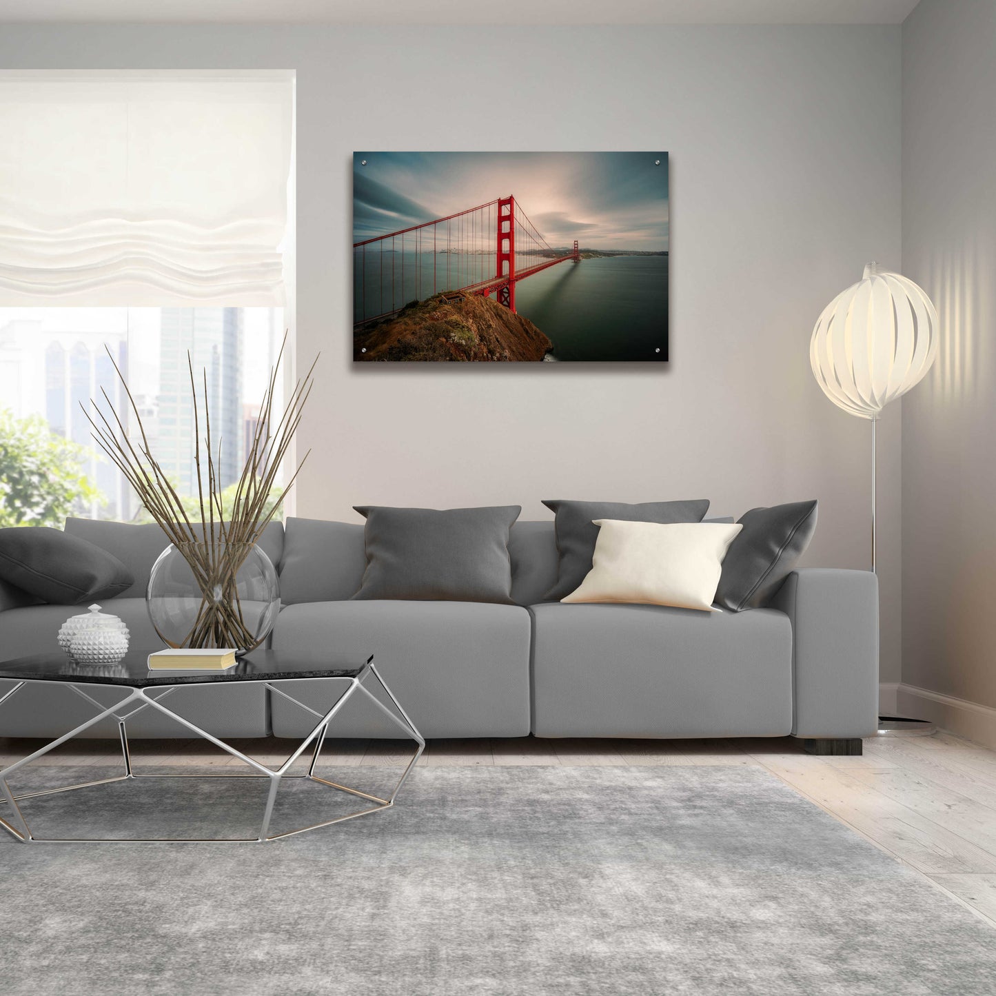 Epic Art 'Batteries Spencer' by Bruce Getty, Acrylic Glass Wall Art,36x24