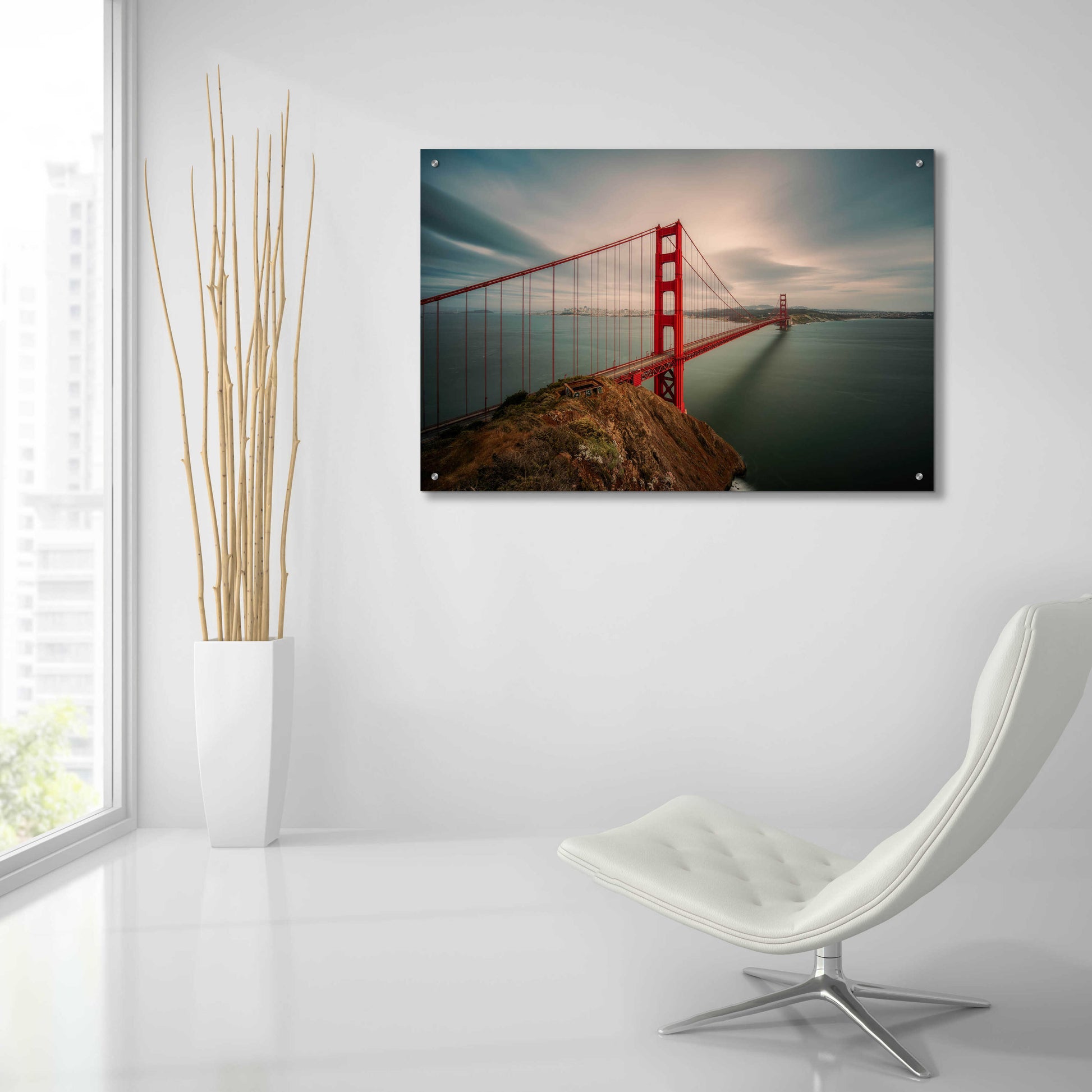 Epic Art 'Batteries Spencer' by Bruce Getty, Acrylic Glass Wall Art,36x24