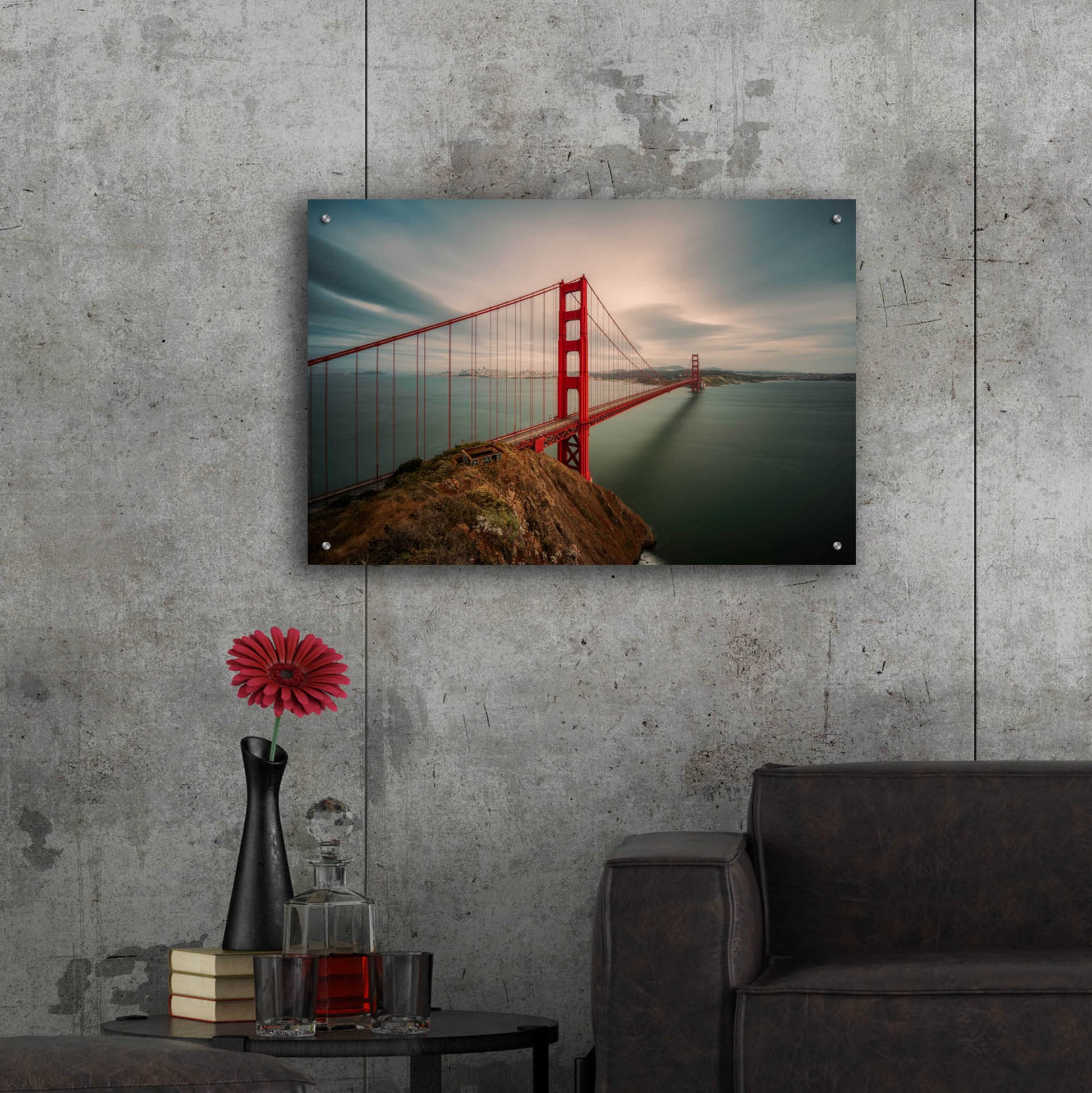 Epic Art 'Batteries Spencer' by Bruce Getty, Acrylic Glass Wall Art,36x24