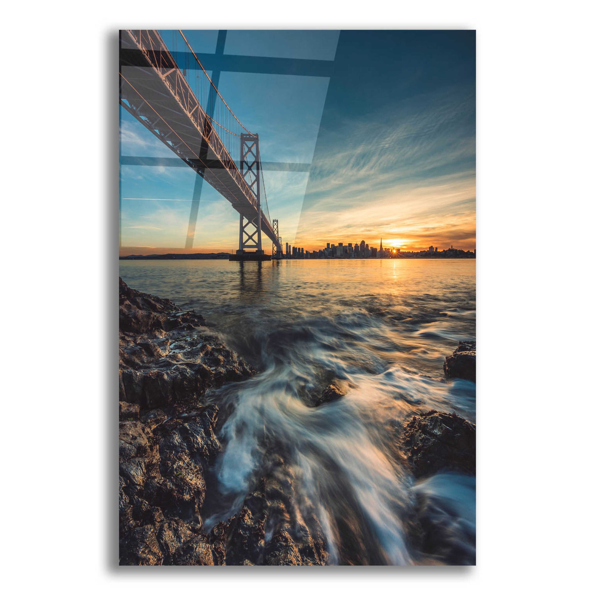 Epic Art 'Down by the Water 2' by Bruce Getty, Acrylic Glass Wall Art