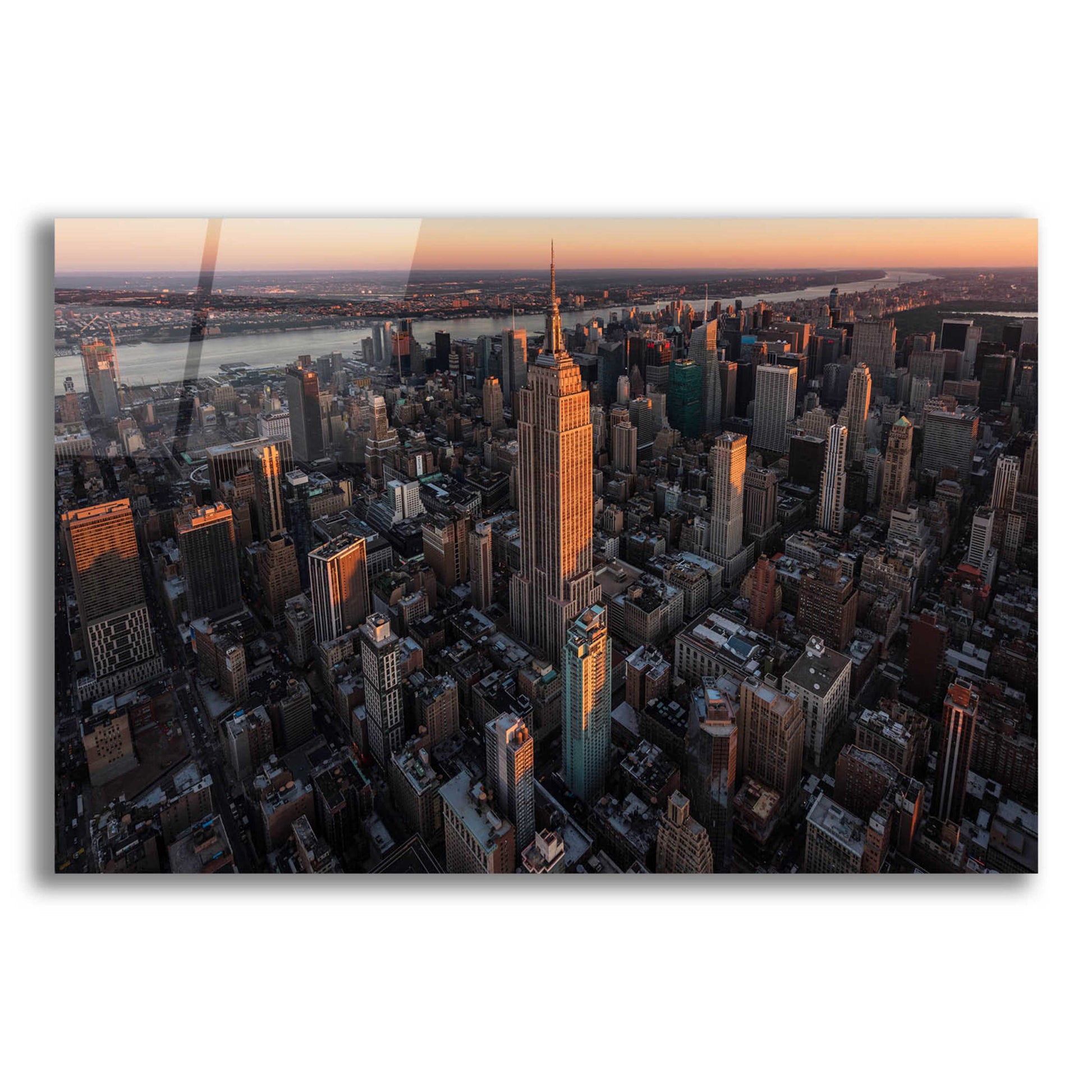 Epic Art 'Empire Flight' by Bruce Getty, Acrylic Glass Wall Art,24x16