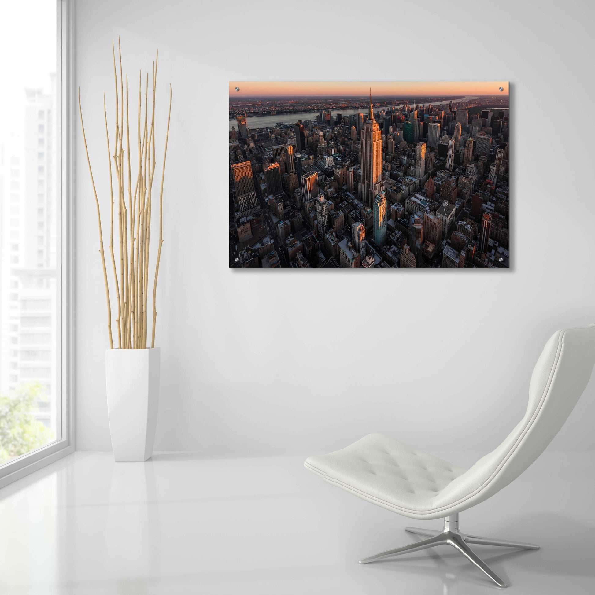 Epic Art 'Empire Flight' by Bruce Getty, Acrylic Glass Wall Art,36x24