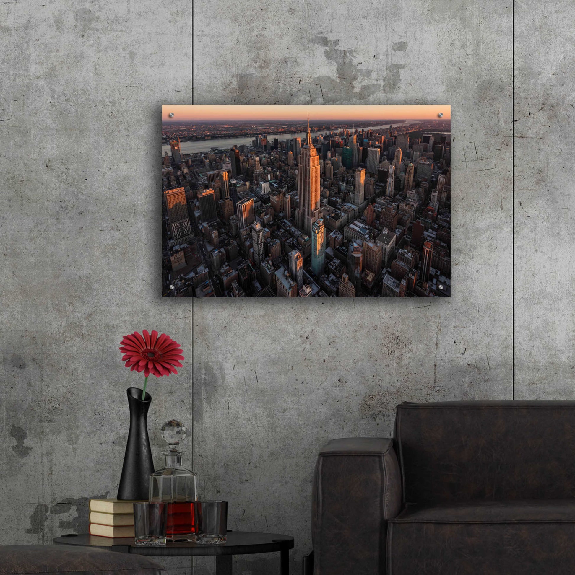 Epic Art 'Empire Flight' by Bruce Getty, Acrylic Glass Wall Art,36x24