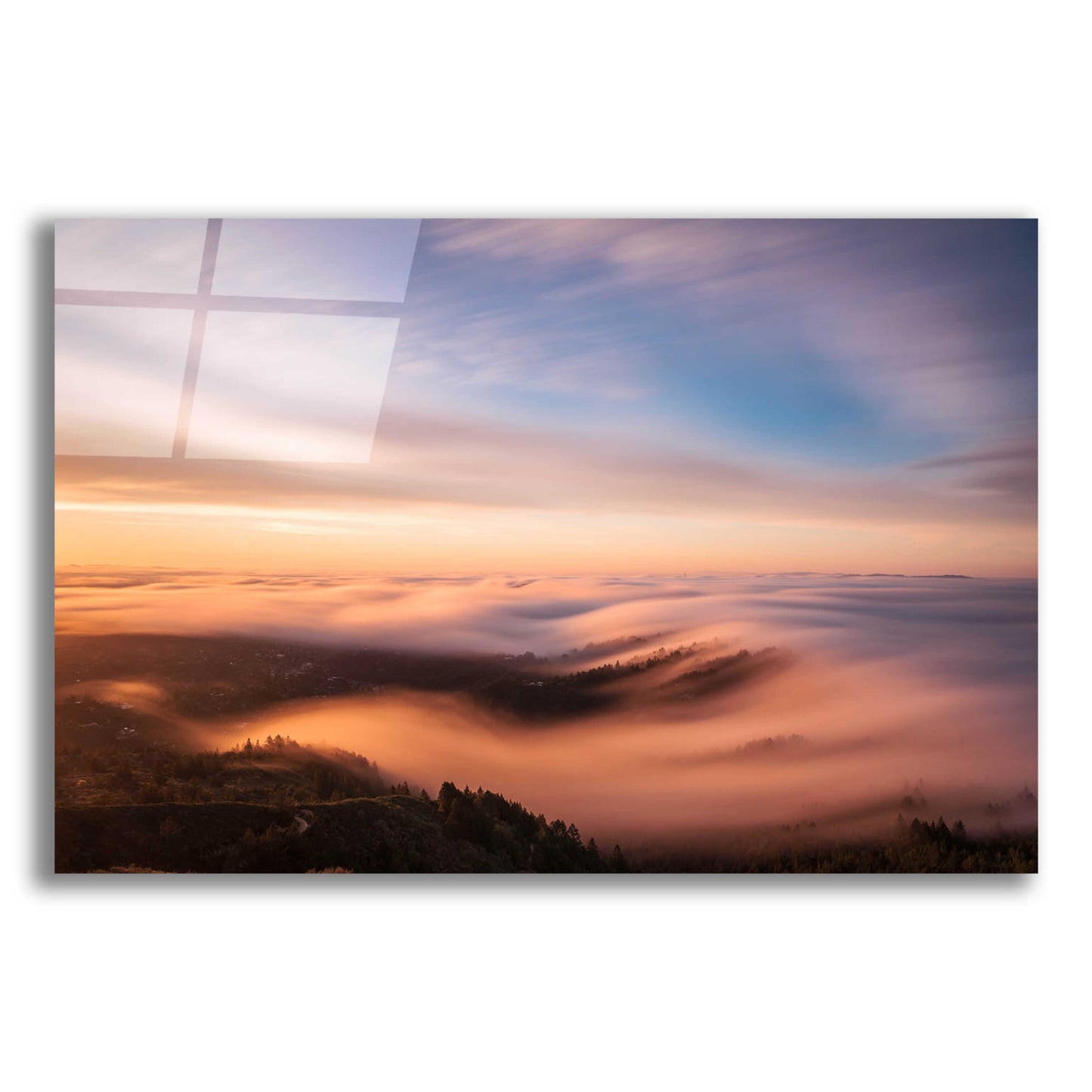 Epic Art 'Golden Morning' by Bruce Getty, Acrylic Glass Wall Art,16x12