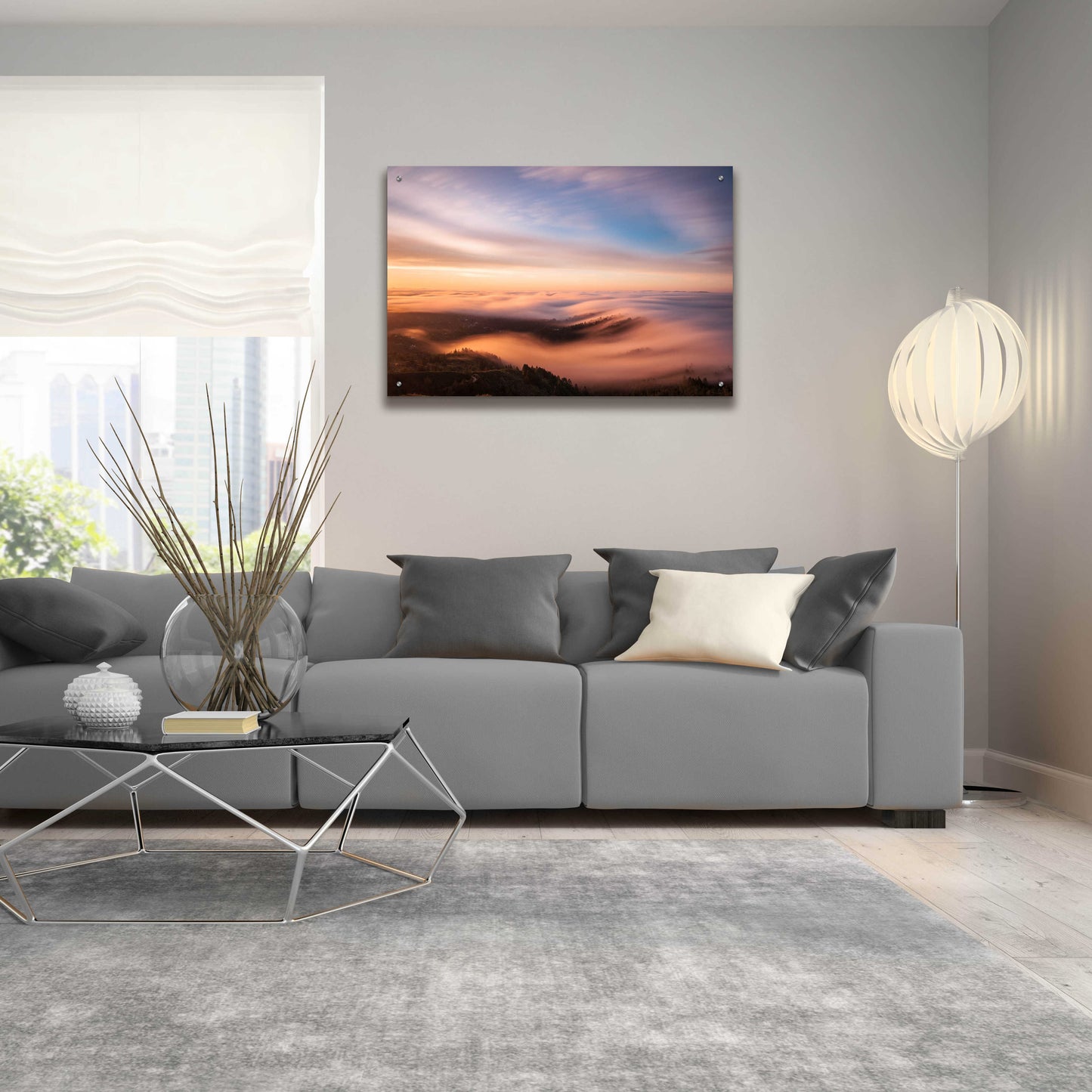 Epic Art 'Golden Morning' by Bruce Getty, Acrylic Glass Wall Art,36x24