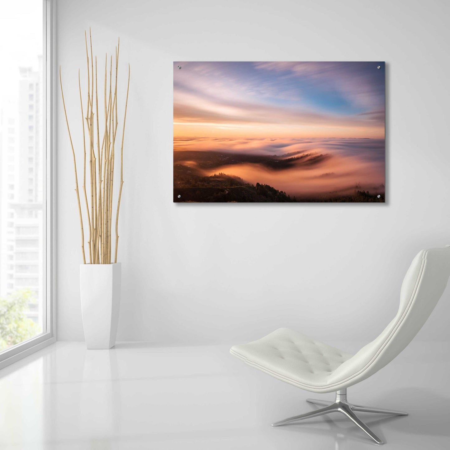 Epic Art 'Golden Morning' by Bruce Getty, Acrylic Glass Wall Art,36x24