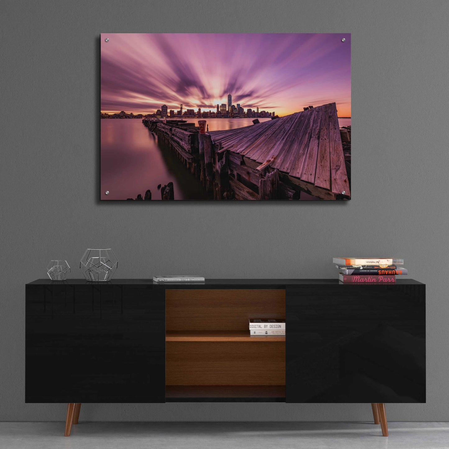 Epic Art 'Morning Explosion' by Bruce Getty, Acrylic Glass Wall Art,36x24