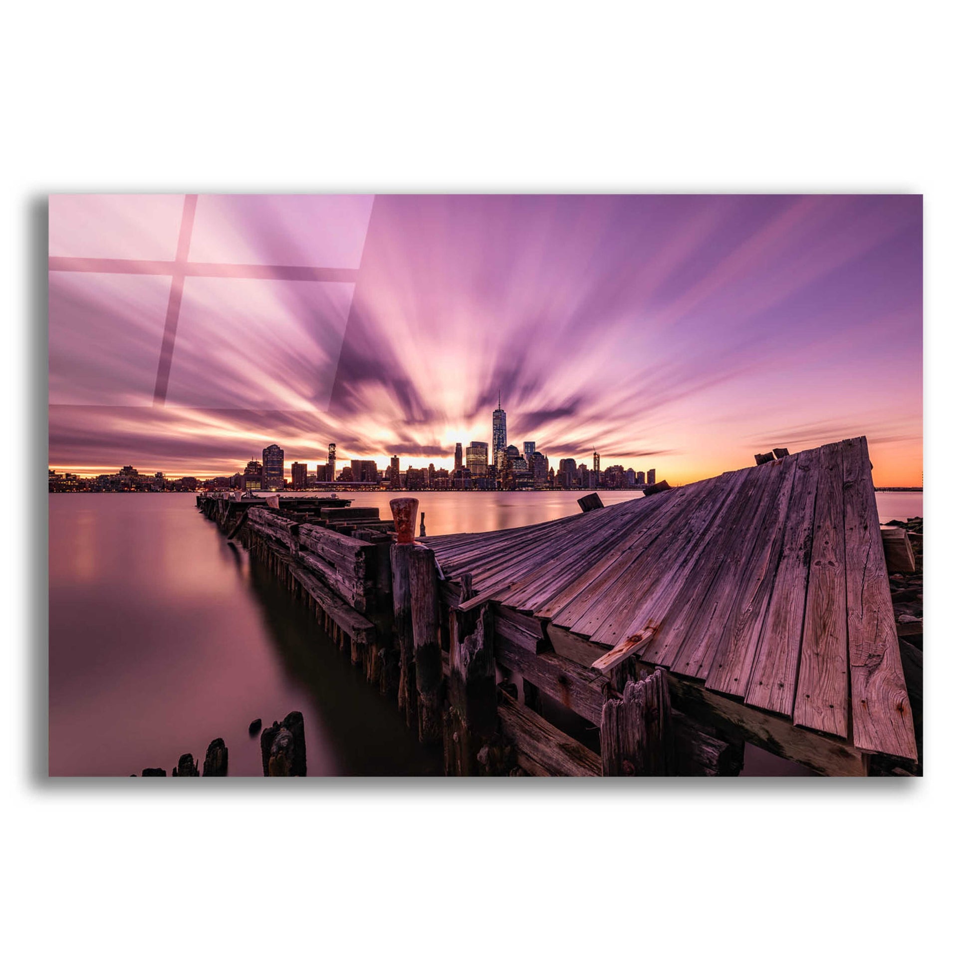 Epic Art 'Morning Explosion' by Bruce Getty, Acrylic Glass Wall Art