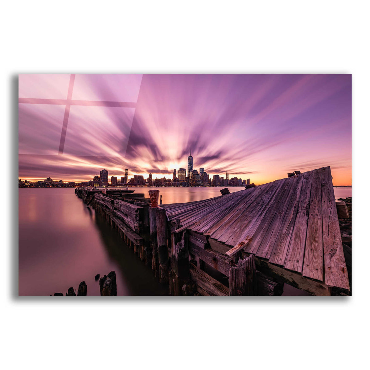 Epic Art 'Morning Explosion' by Bruce Getty, Acrylic Glass Wall Art