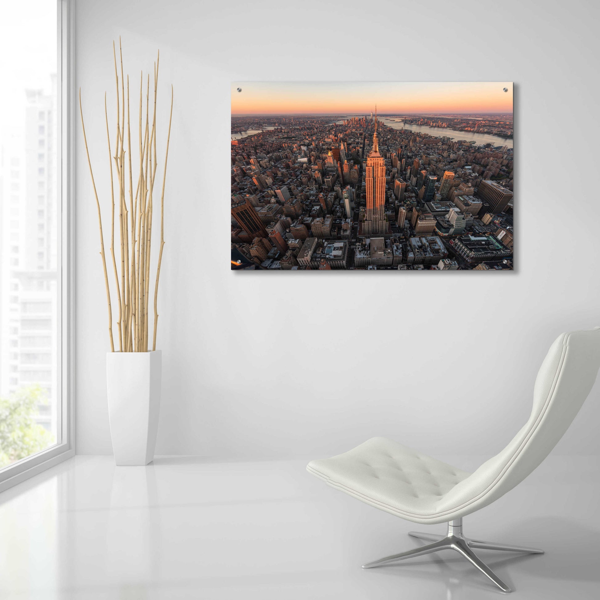 Epic Art 'Morning Lineup' by Bruce Getty, Acrylic Glass Wall Art,36x24