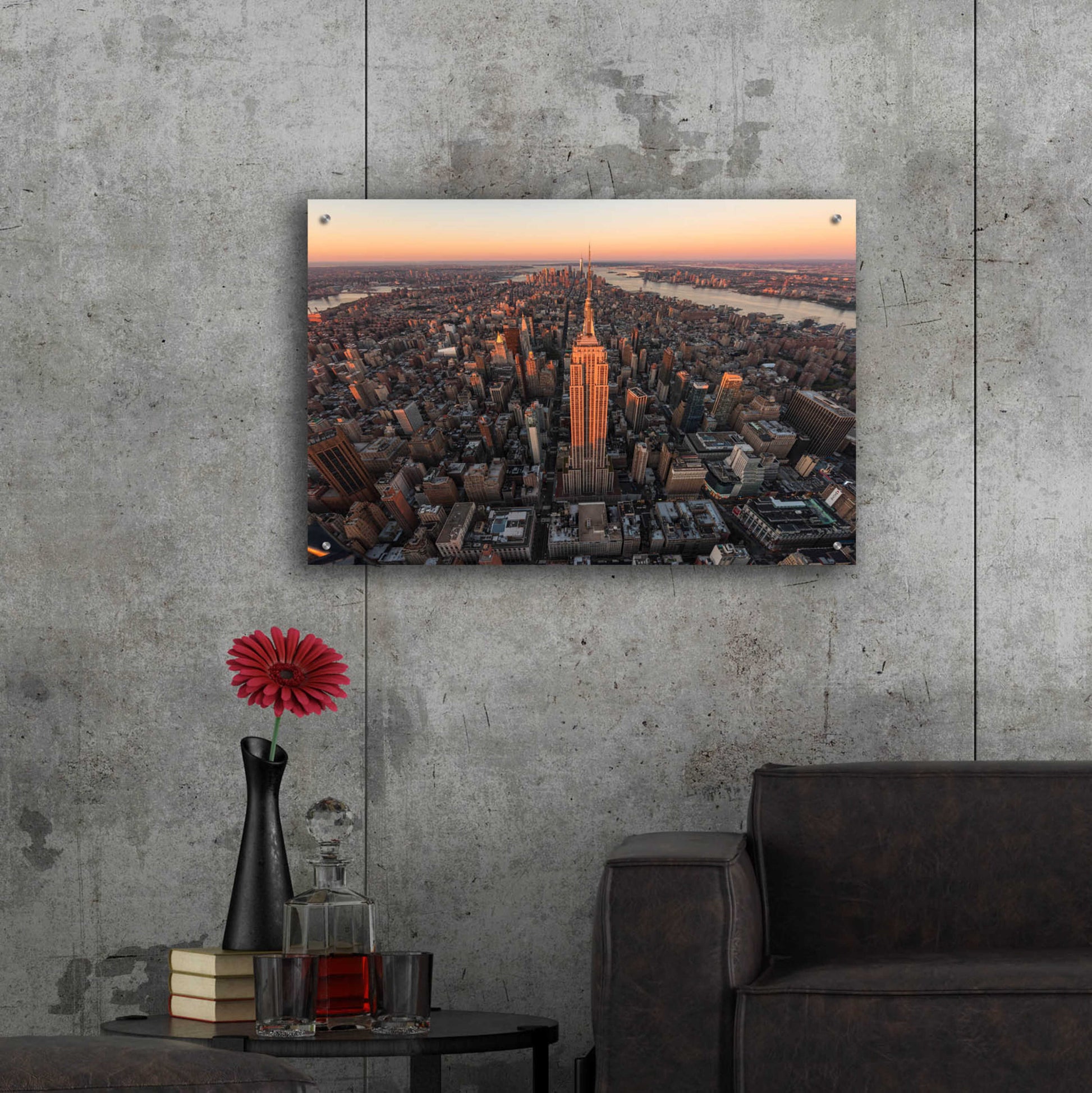 Epic Art 'Morning Lineup' by Bruce Getty, Acrylic Glass Wall Art,36x24