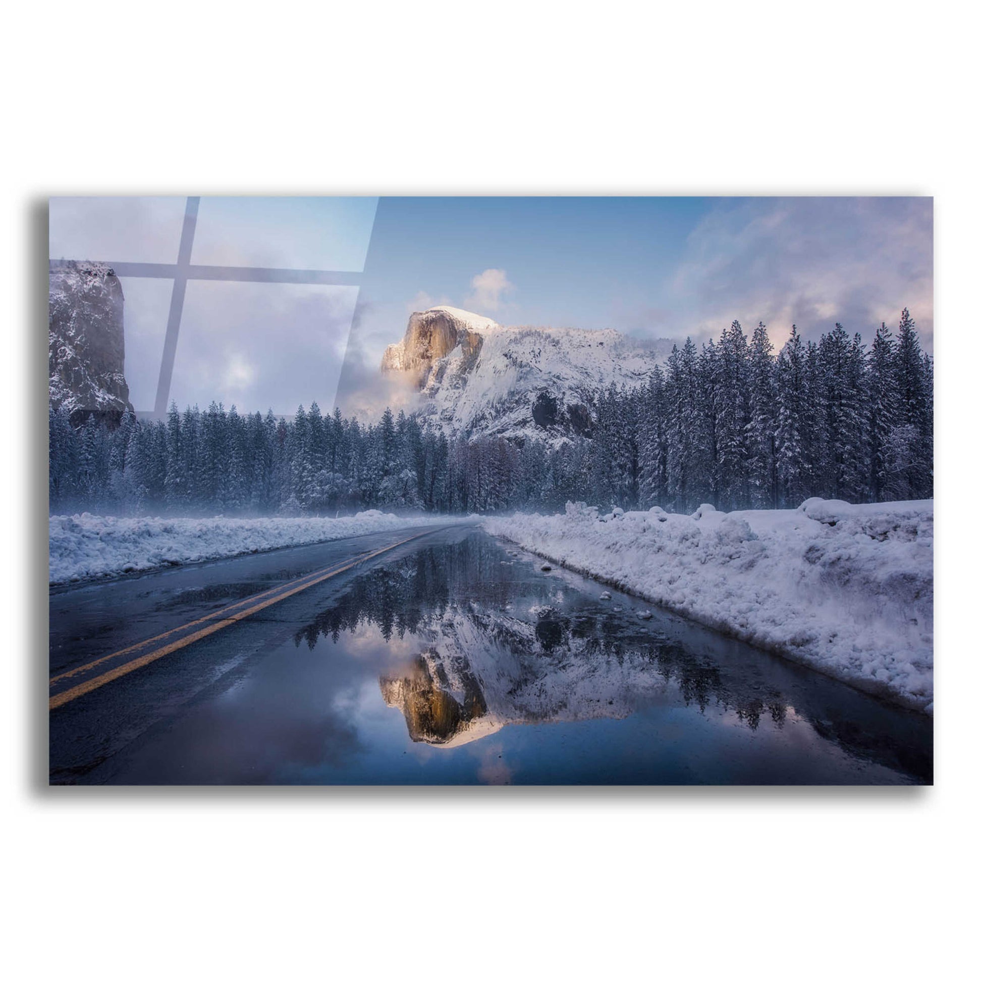 Epic Art 'Roadside Reflection 2' by Bruce Getty, Acrylic Glass Wall Art,16x12