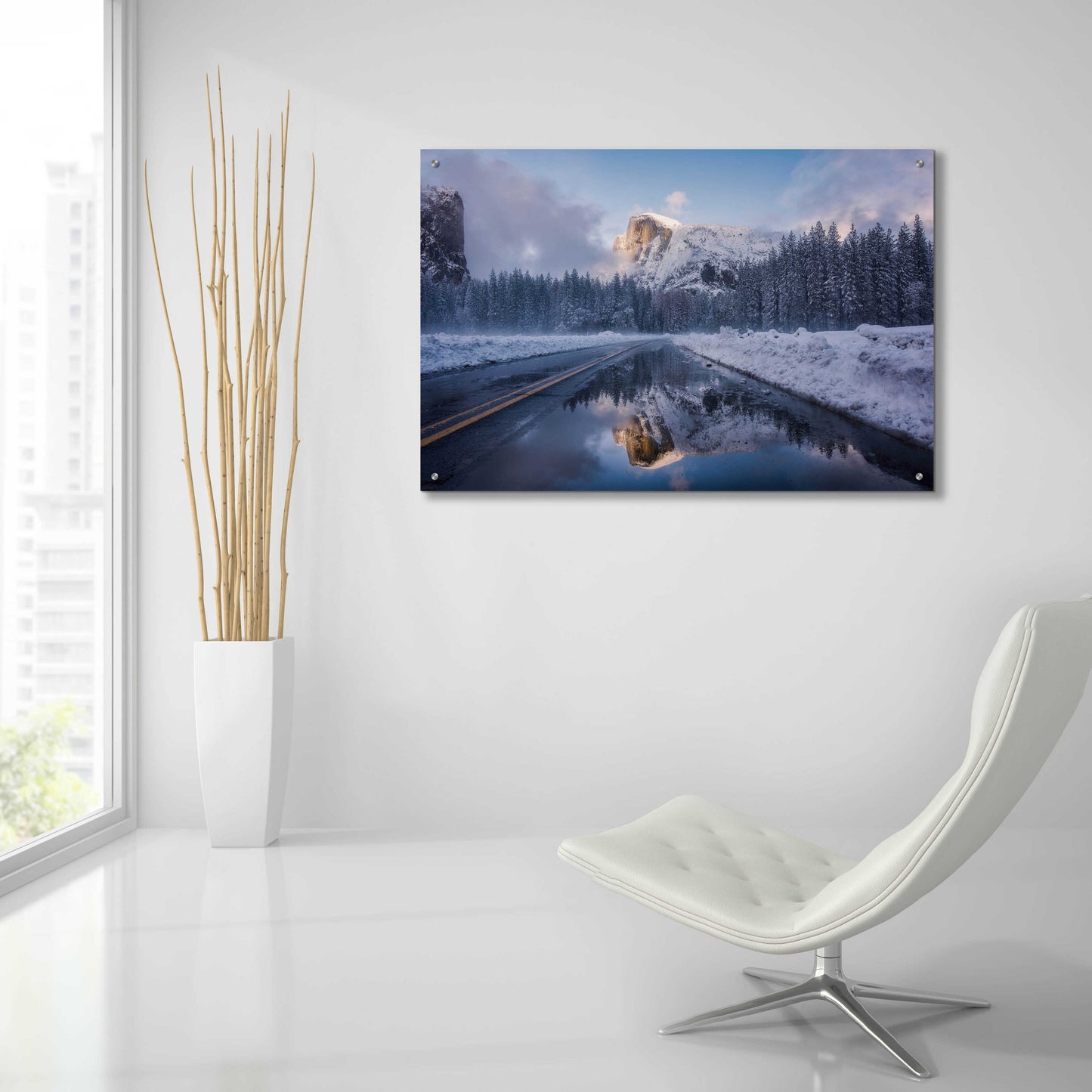 Epic Art 'Roadside Reflection 2' by Bruce Getty, Acrylic Glass Wall Art,36x24