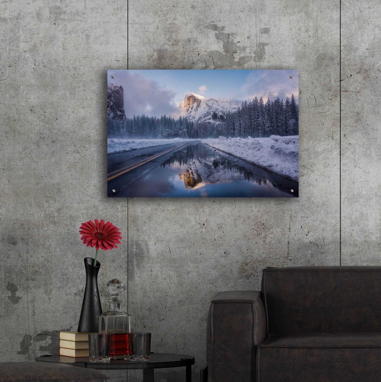 Epic Art 'Roadside Reflection 2' by Bruce Getty, Acrylic Glass Wall Art,36x24