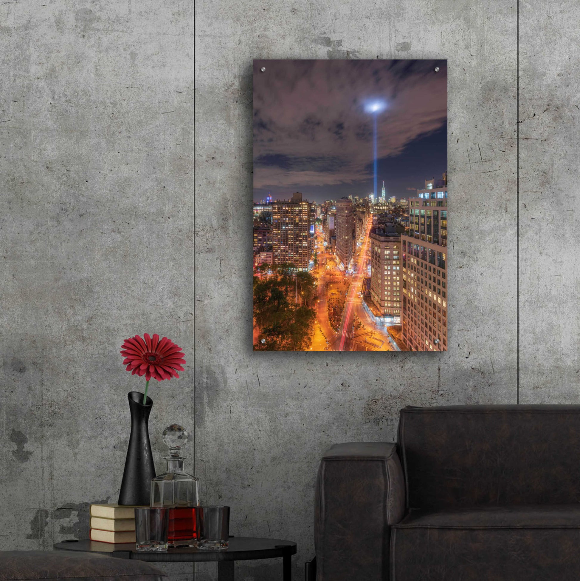 Epic Art 'Rooftop Break' by Bruce Getty, Acrylic Glass Wall Art,24x36