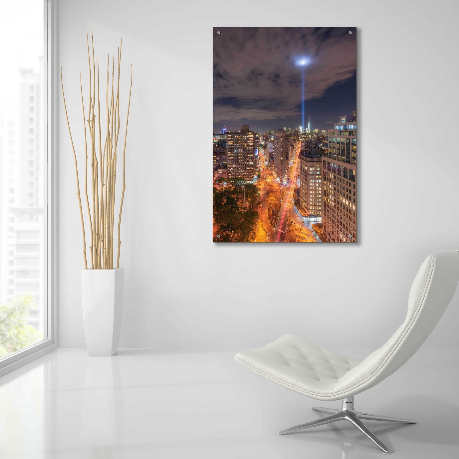 Epic Art 'Rooftop Break' by Bruce Getty, Acrylic Glass Wall Art,24x36