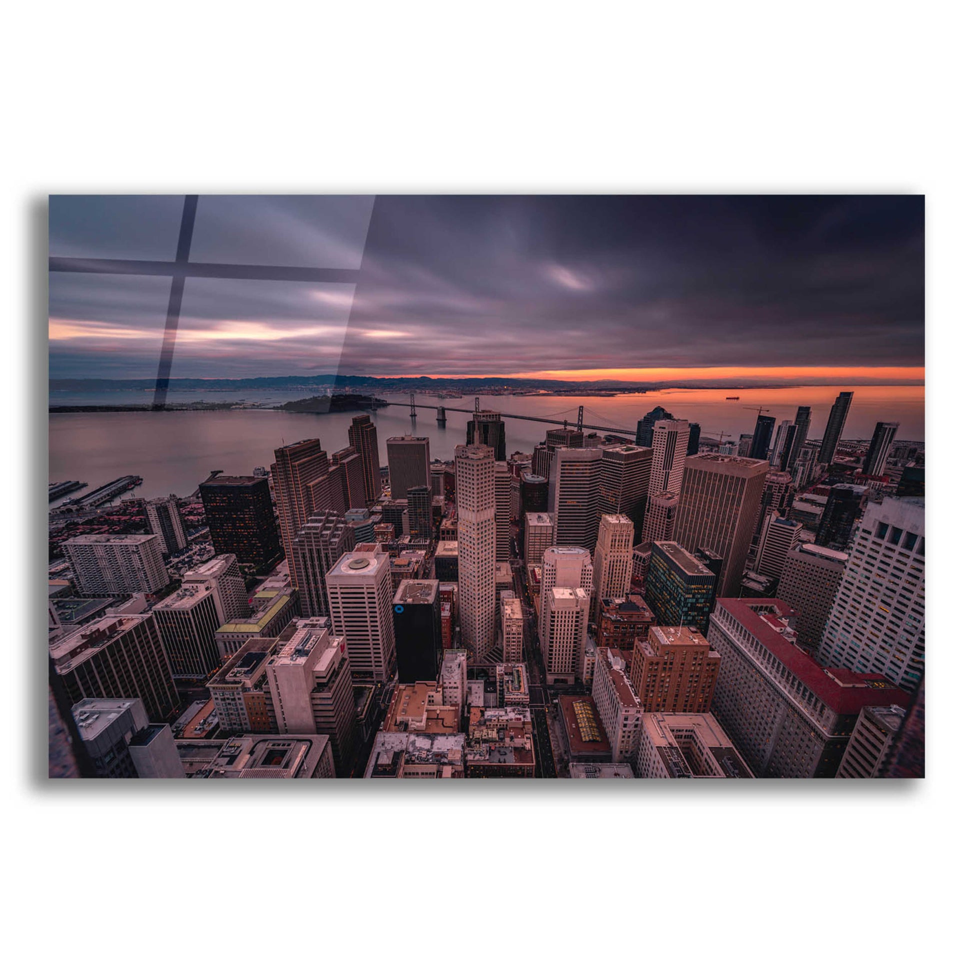 Epic Art 'San Francisco Look Down' by Bruce Getty, Acrylic Glass Wall Art