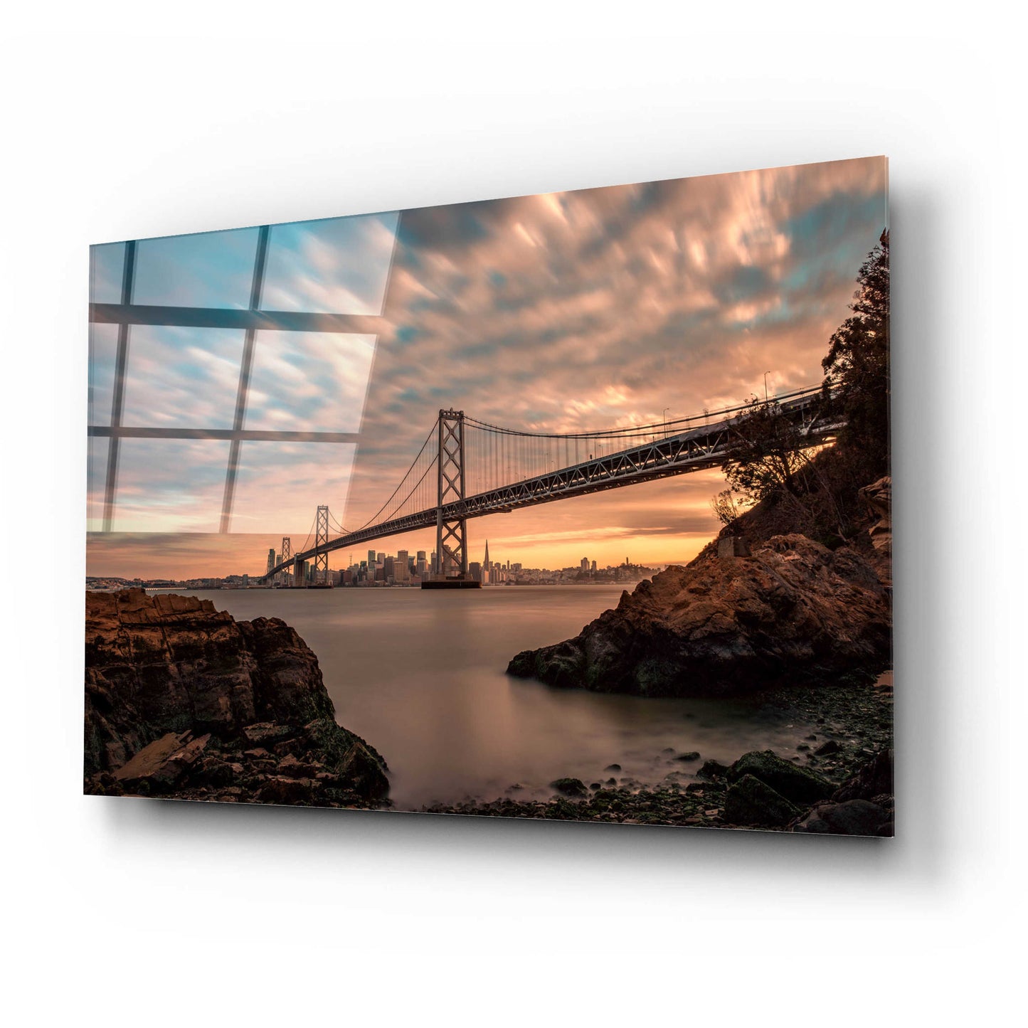 Epic Art 'San Francisco’s Stretch' by Bruce Getty, Acrylic Glass Wall Art,24x16