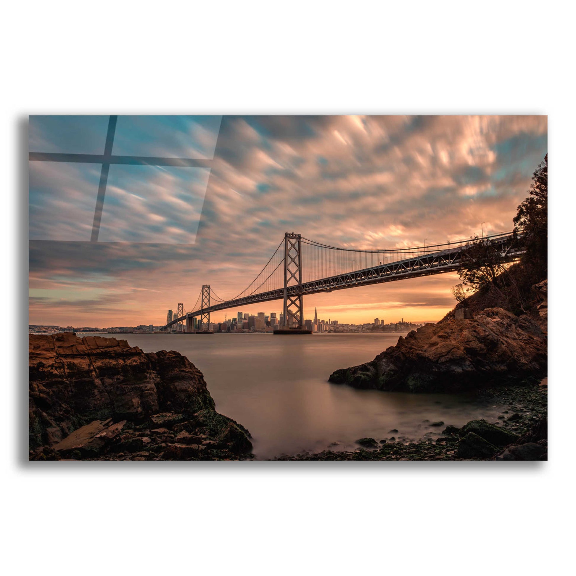 Epic Art 'San Francisco’s Stretch' by Bruce Getty, Acrylic Glass Wall Art,24x16