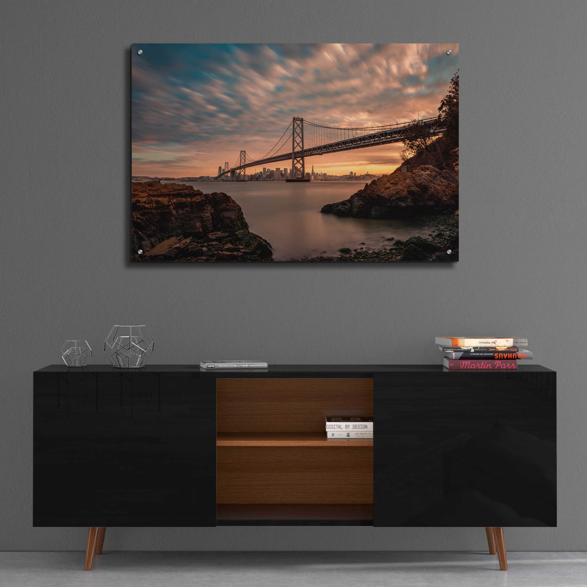 Epic Art 'San Francisco’s Stretch' by Bruce Getty, Acrylic Glass Wall Art,36x24