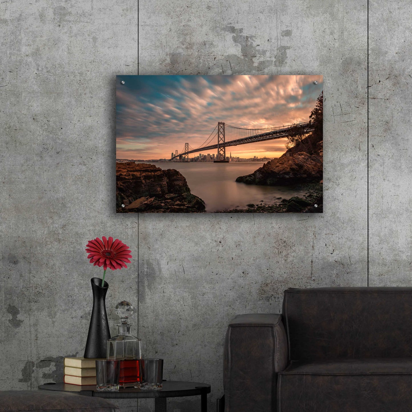 Epic Art 'San Francisco’s Stretch' by Bruce Getty, Acrylic Glass Wall Art,36x24