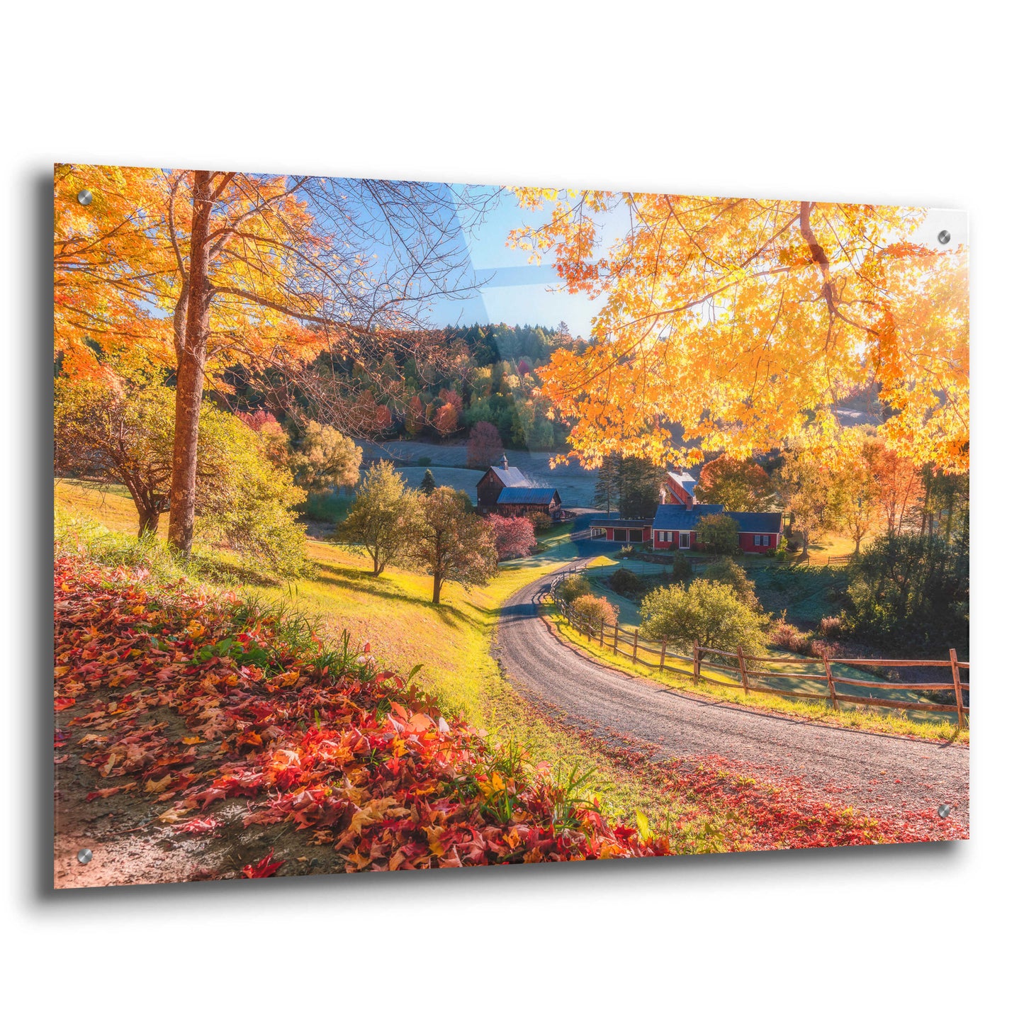 Epic Art 'Sleepy Hollow Ranch  Vermont' by Bruce Getty, Acrylic Glass Wall Art,36x24