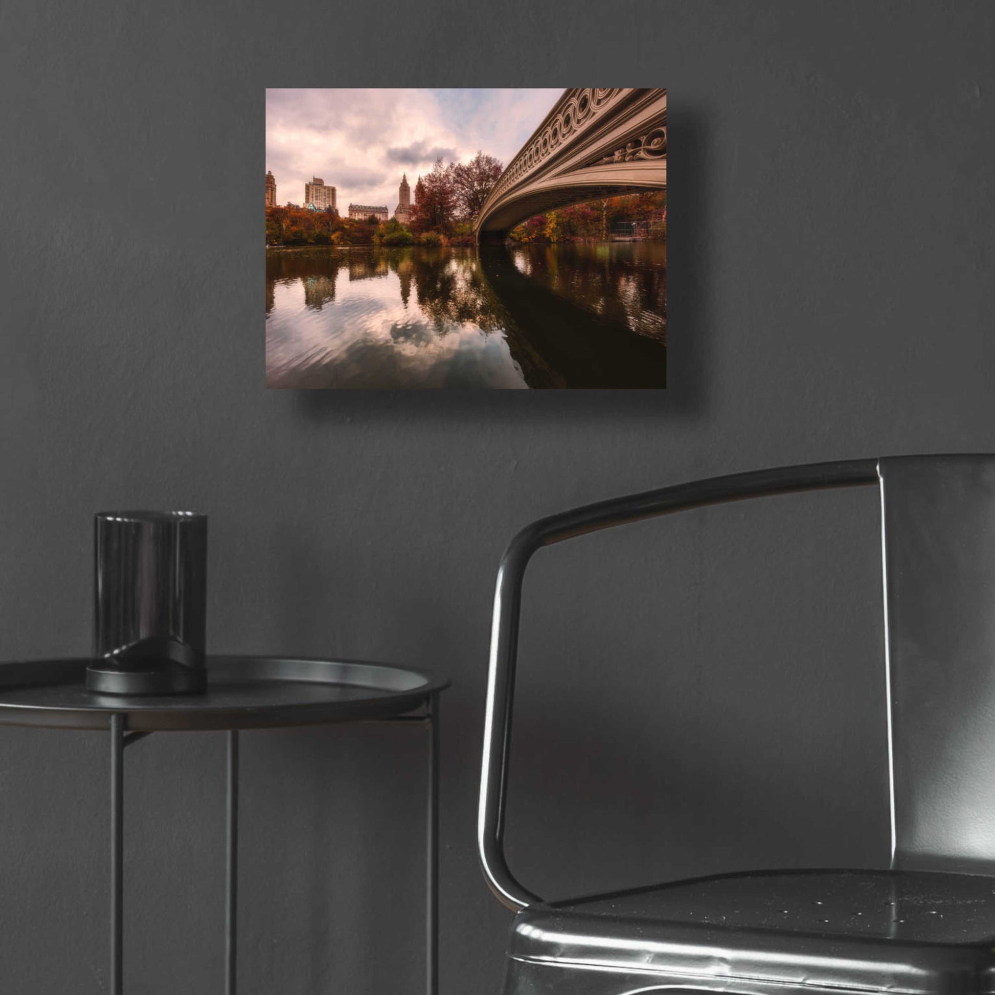 Epic Art 'The Bow Bridge' by Bruce Getty, Acrylic Glass Wall Art,16x12