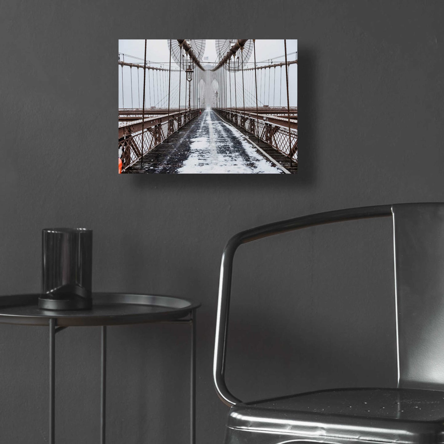 Epic Art 'The Brooklyn Bridge' by Bruce Getty, Acrylic Glass Wall Art,16x12