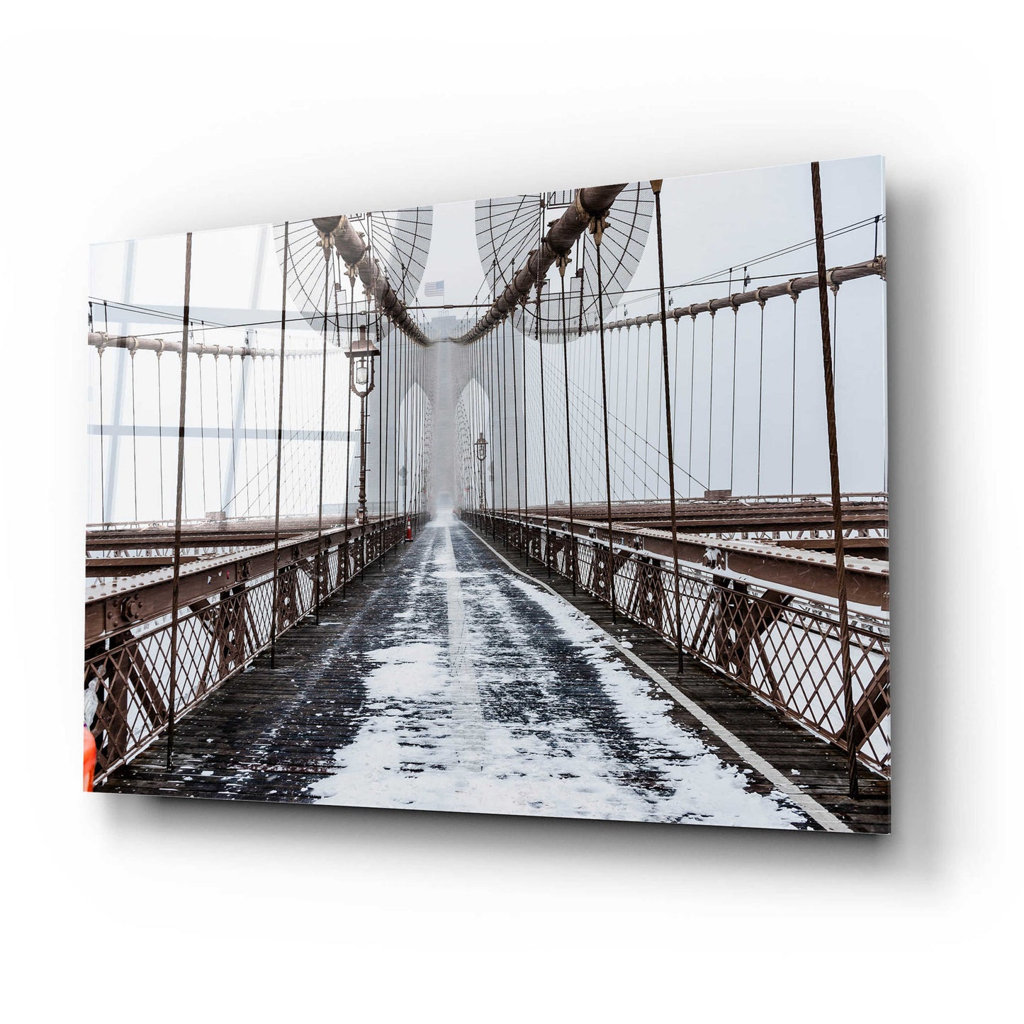 Epic Art 'The Brooklyn Bridge' by Bruce Getty, Acrylic Glass Wall Art,24x16