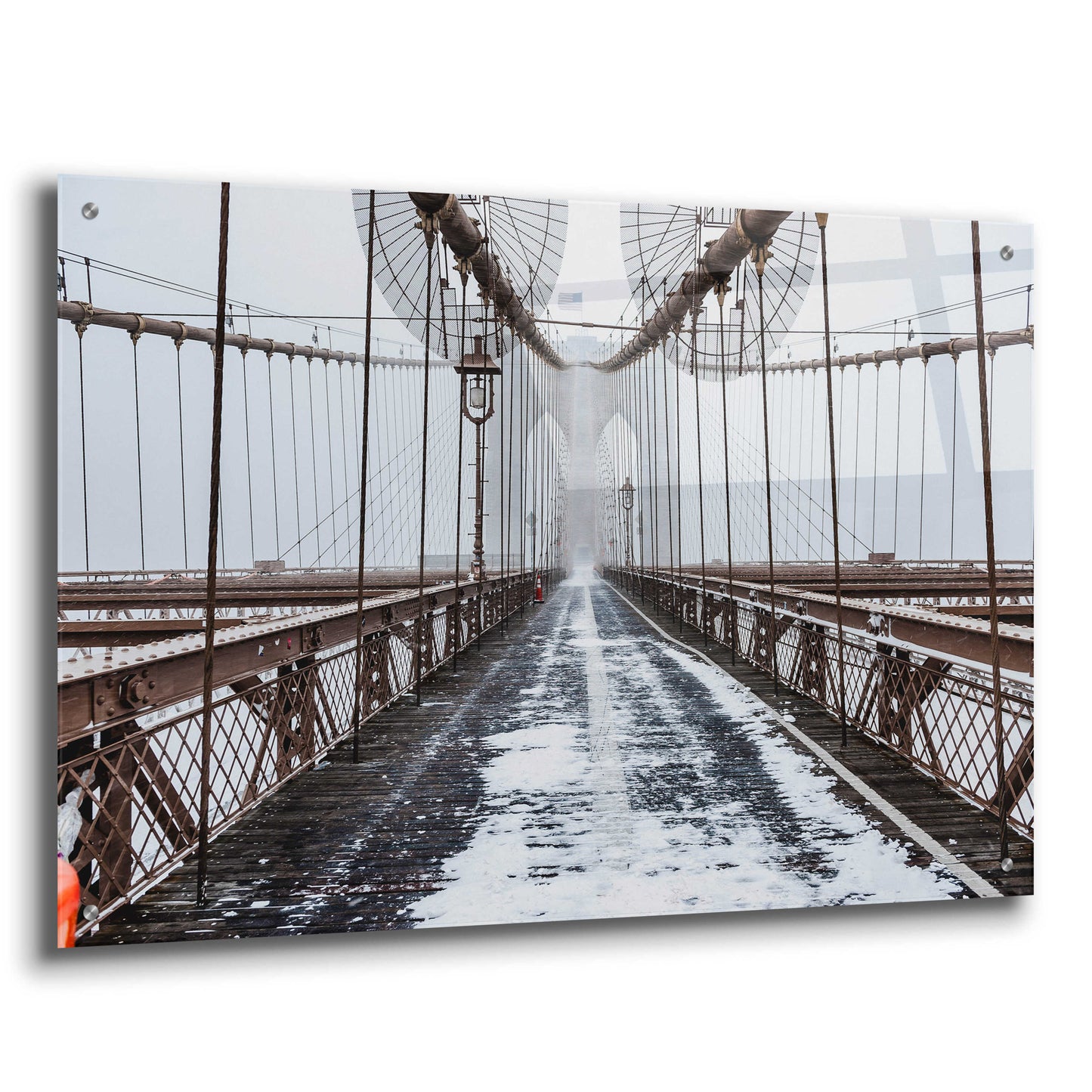 Epic Art 'The Brooklyn Bridge' by Bruce Getty, Acrylic Glass Wall Art,36x24