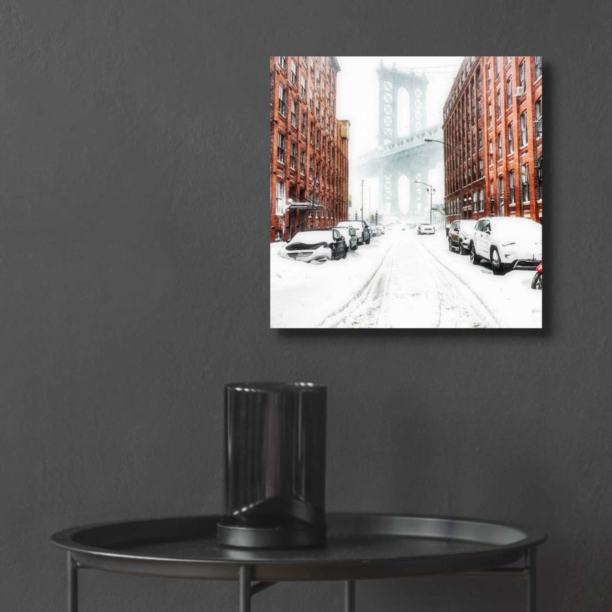 Epic Art 'The New York Blizzard 2' by Bruce Getty, Acrylic Glass Wall Art,12x12