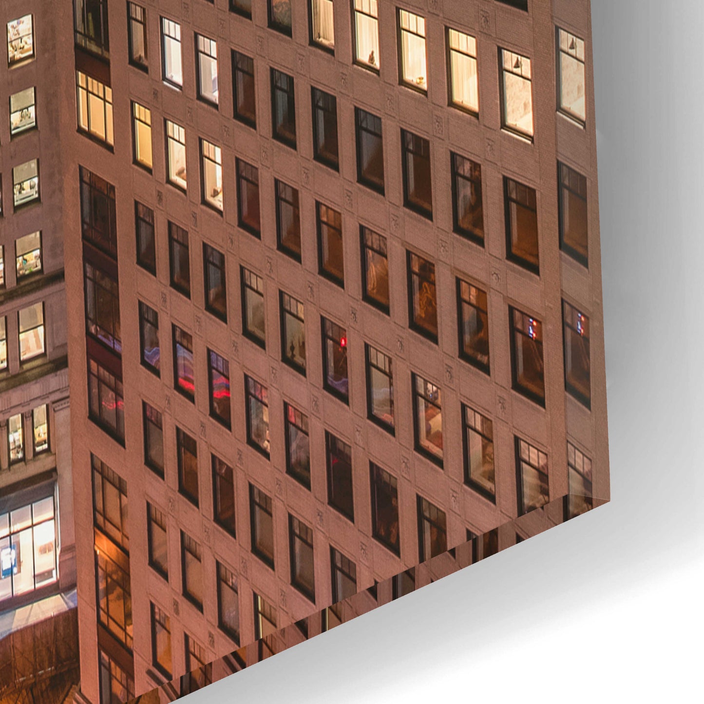 Epic Art 'Tribute Lights Flatiron District' by Bruce Getty, Acrylic Glass Wall Art,12x16