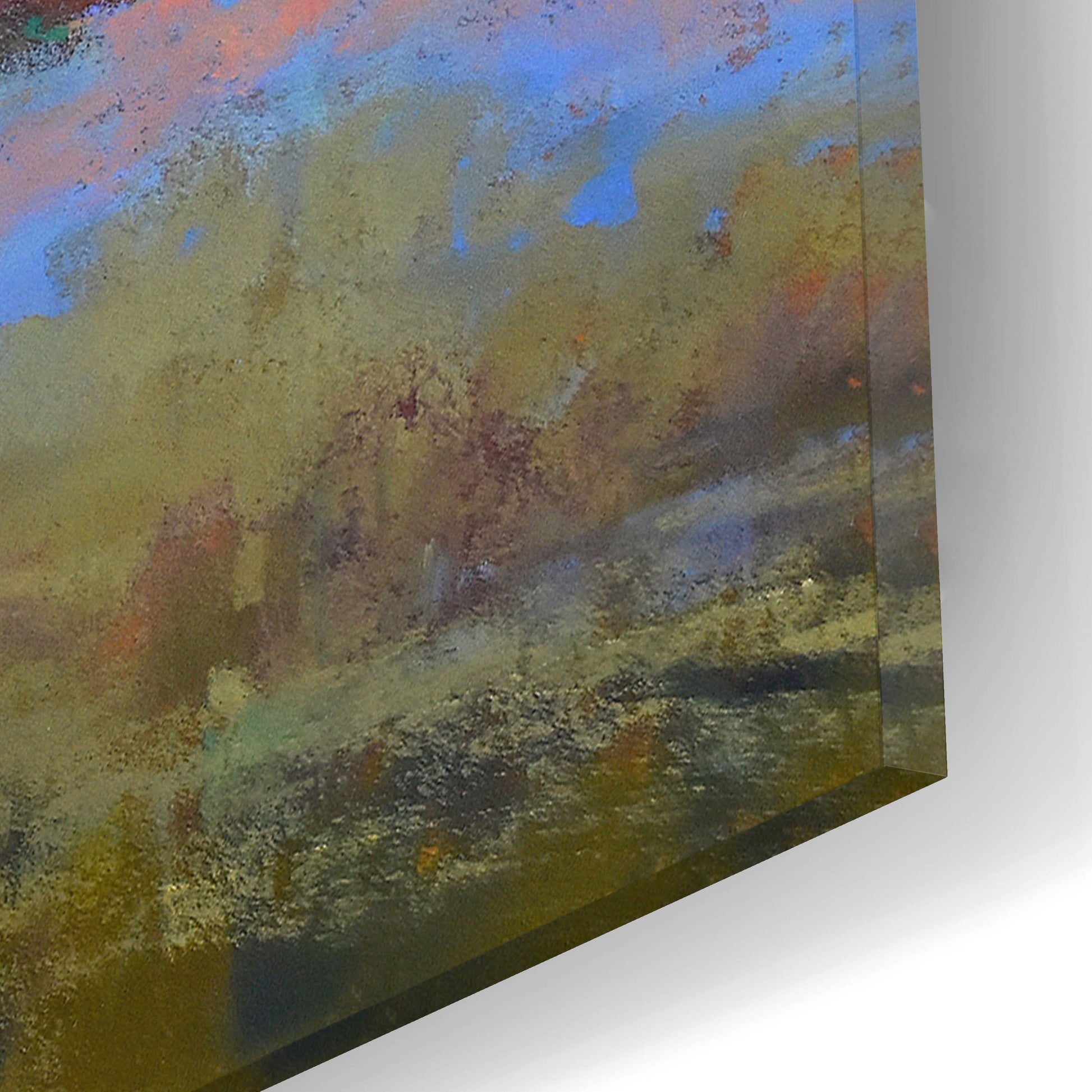 Epic Art 'A Glimmer on the Marsh' by Alejandra Goss, Acrylic Glass Wall Art,16x12