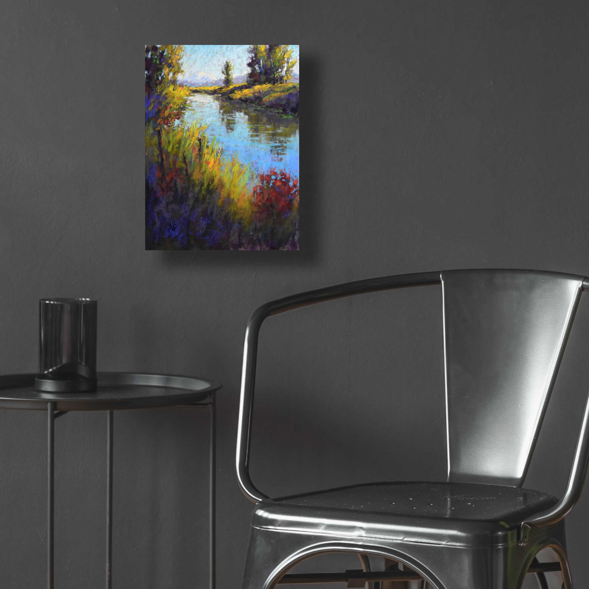 Epic Art 'Looking Down the Slough' by Alejandra Goss, Acrylic Glass Wall Art,12x16